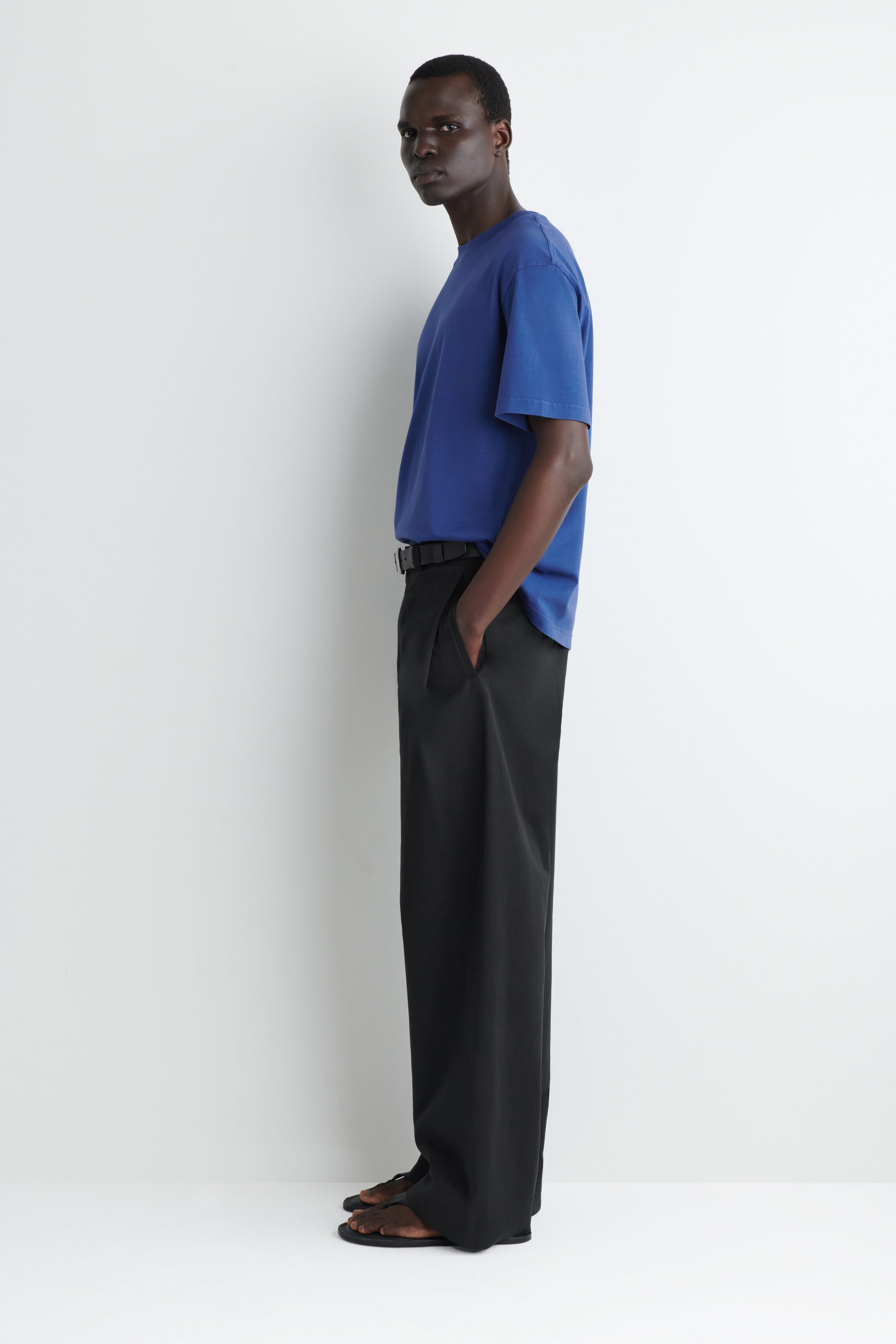 ★MUSINSA STANDARD★ Relaxed Cotton Tencel Pigment Shirt Blu MUSINSA | MUSINSA STANDARD Relaxed CR Scoop Neck T-Shirt