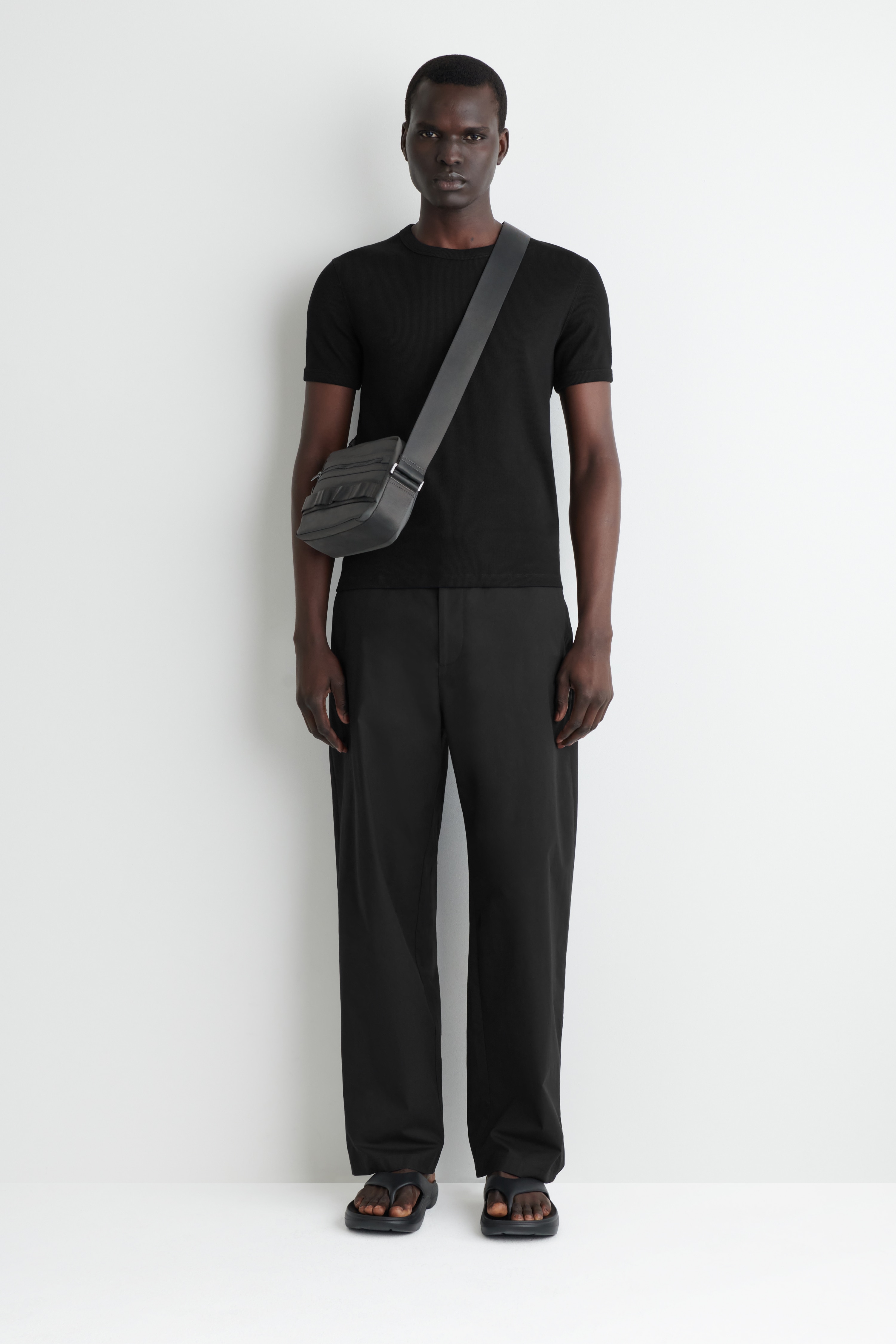 TRANSIT UMHÄNGETASCHE - NYLON - GRAU/NAVYBLAU/KHAKI