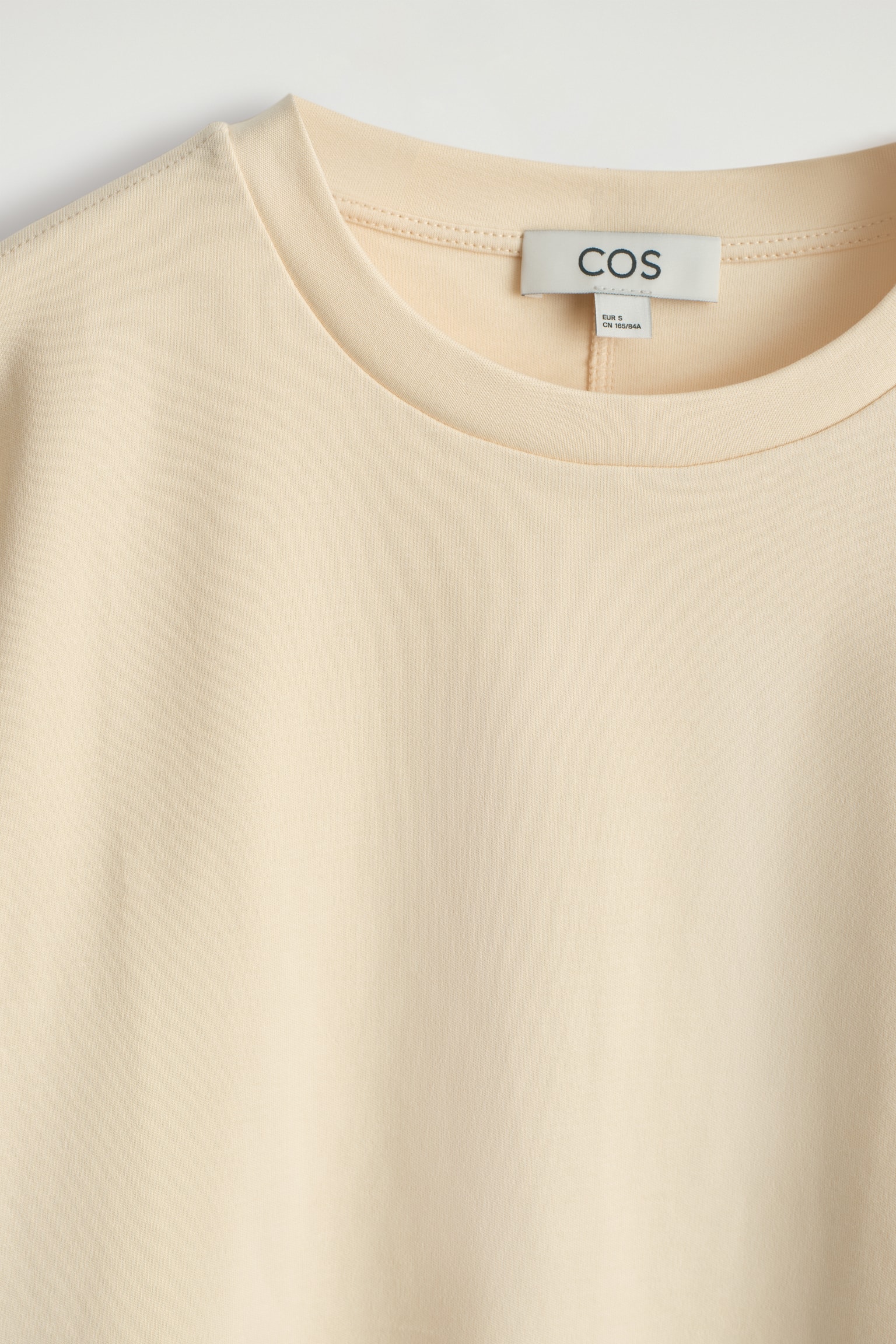 KASTENFÖRMIGES OVERSIZED-T-SHIRT AUS BAUMWOLLE - HELLGELB/WEISS/DUNKELBRAUN/SCHWARZ - 4