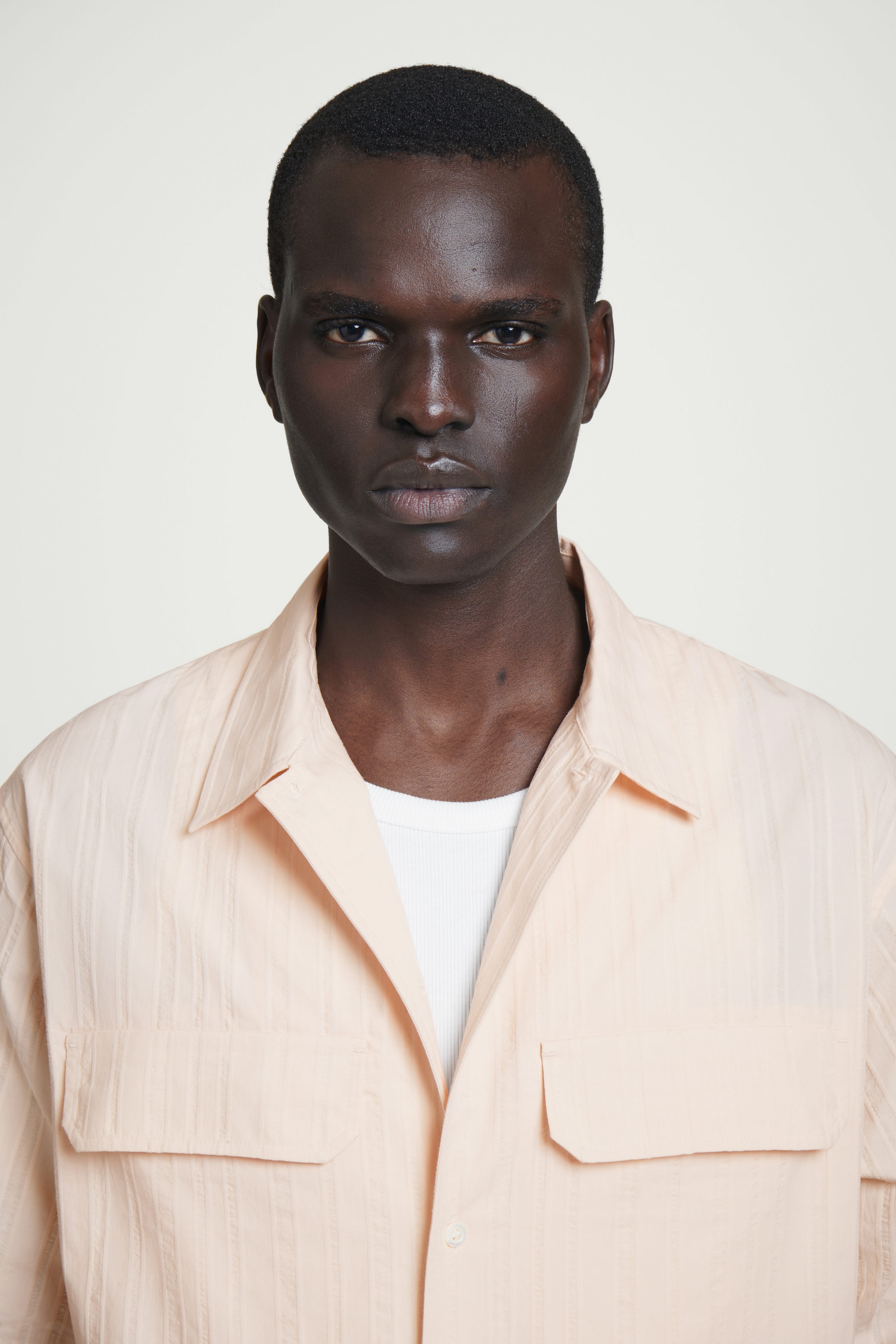 RELAXED FLAP-POCKET UTILITY SHIRT