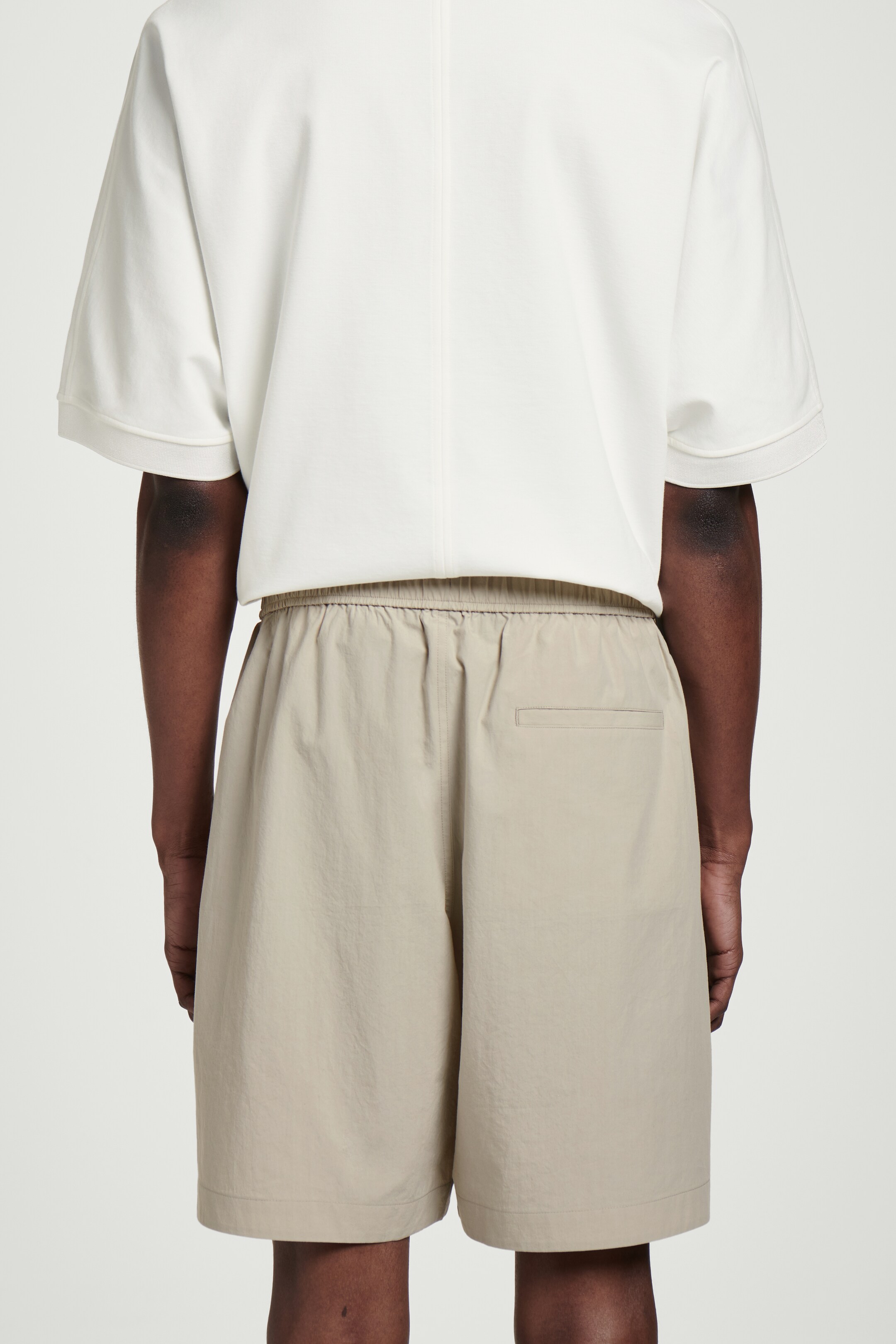Ingrandisci l'immagine: PIMA COTTON ELASTICATED SHORTS - MOLE - UOMO | H&M CH 4