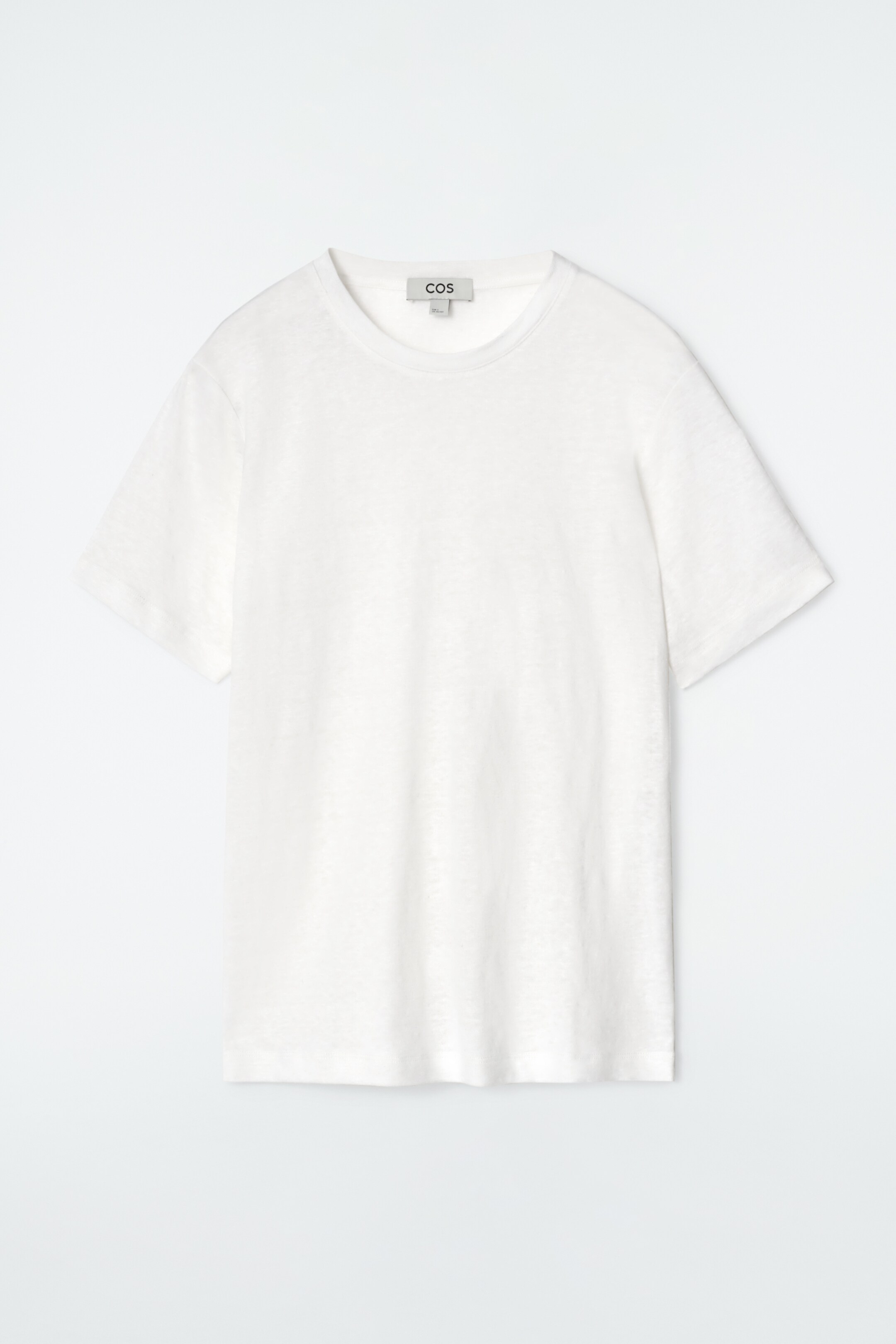 Agrandir l'image: T-SHIRT À COL ROND EN LIN - BLANC - FEMME | H&M FR 6