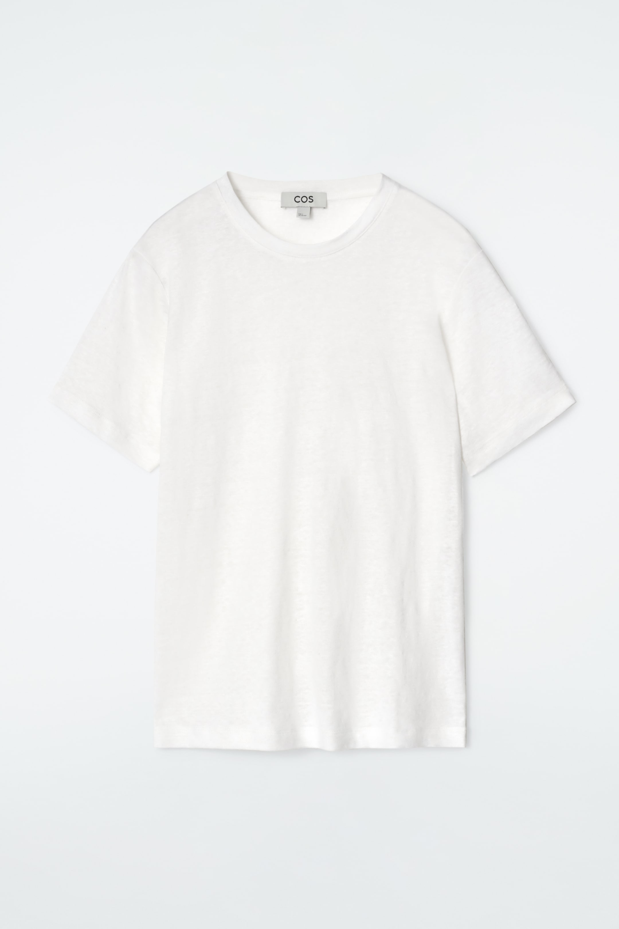 Zobrazit větší obrázek: LÍMCOVÉ LNIANÉ TRIČKO - BÍLÁ - ŽENY | H&M CZ 6