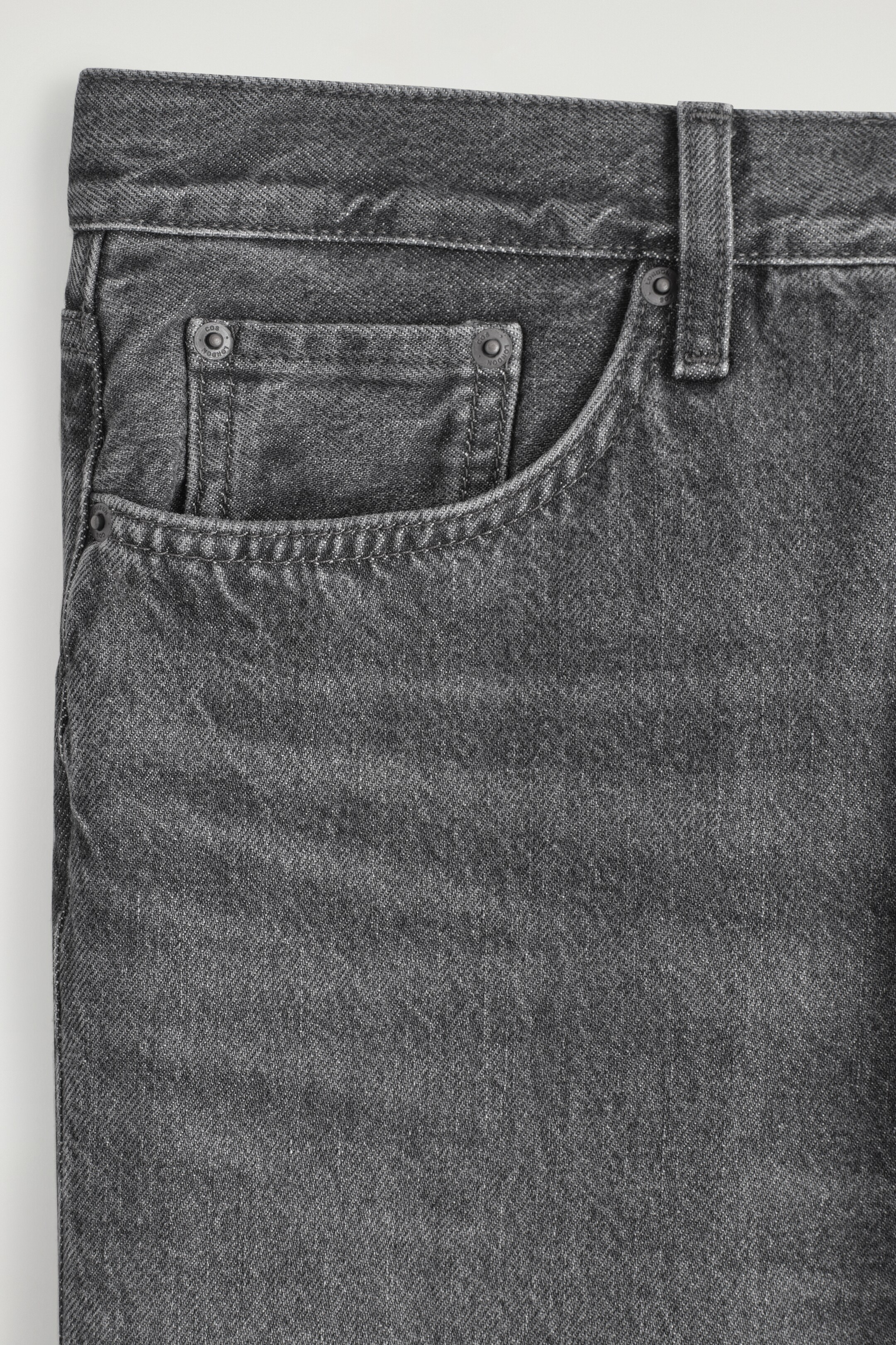 Ingrandisci l'immagine: RIDER STRAIGHT-LEG JEANS - WASHED BLACK - UOMO | H&M CH 6