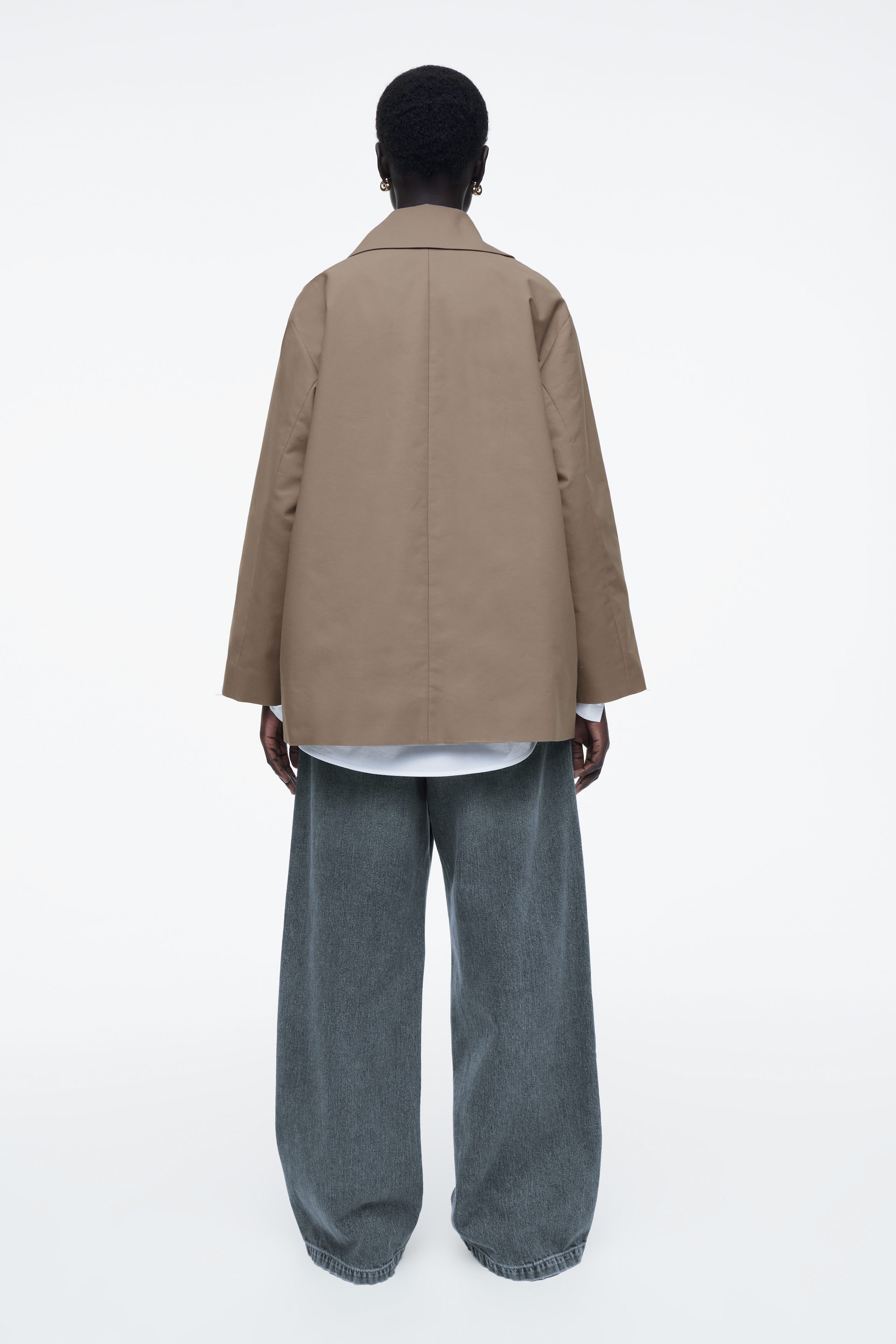 COLLARED COTTON CAR JACKET