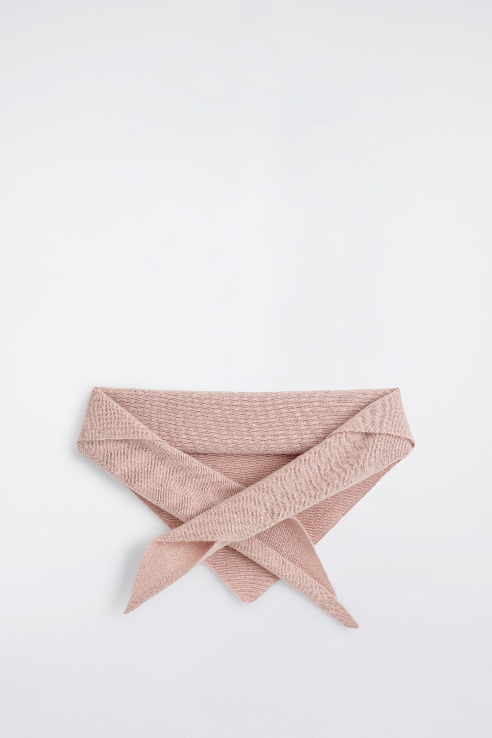 BUFANDA TRIANGULAR CASHMERE - ROSA/GRIS MARENGO/NEGRO/ROJO