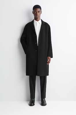 PINTUCKED COTTON TUXEDO SHIRT — CHALK 3