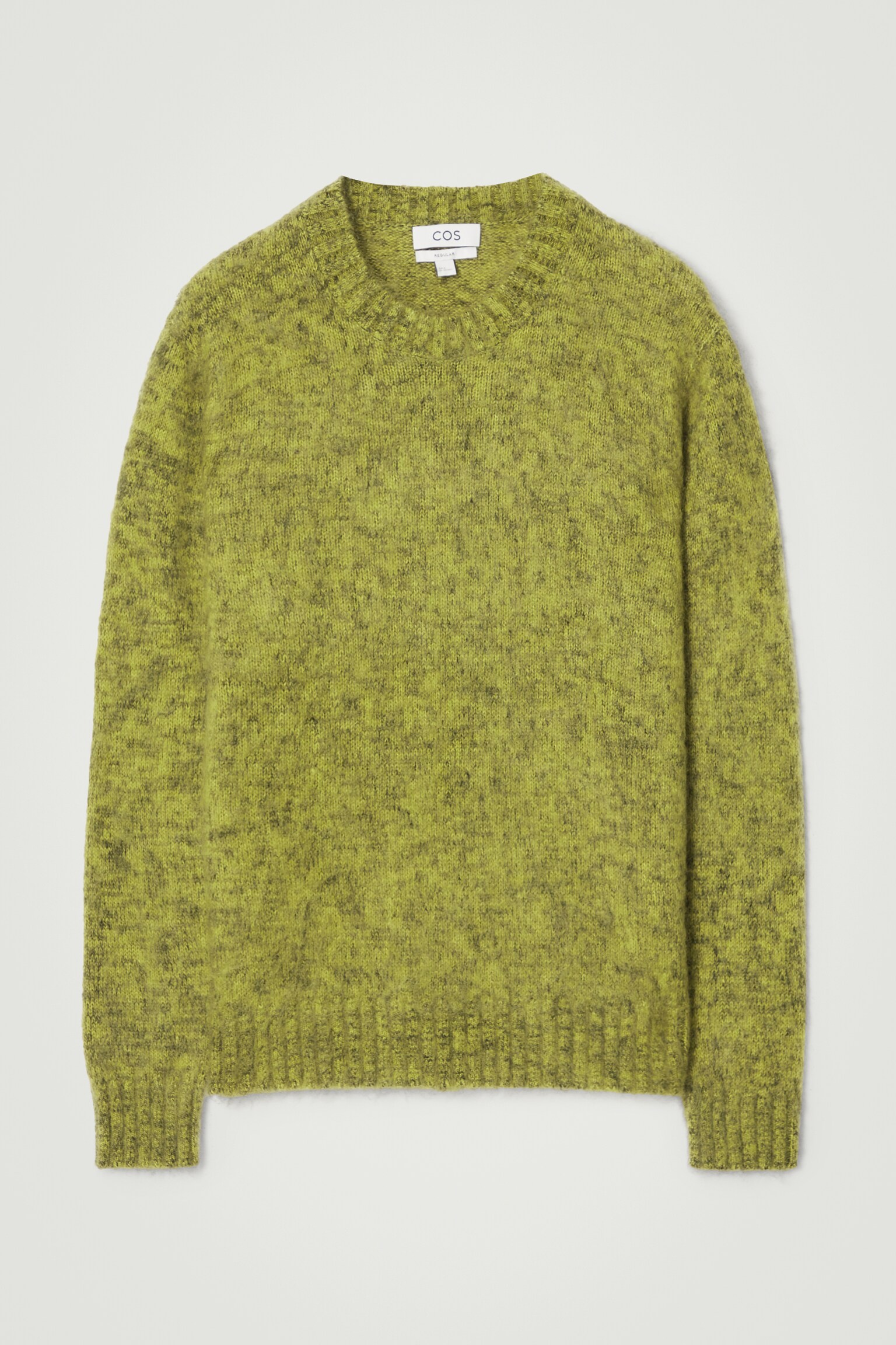 SPACE-DYED MOHAIR-BLEND JUMPER - GREEN - 1