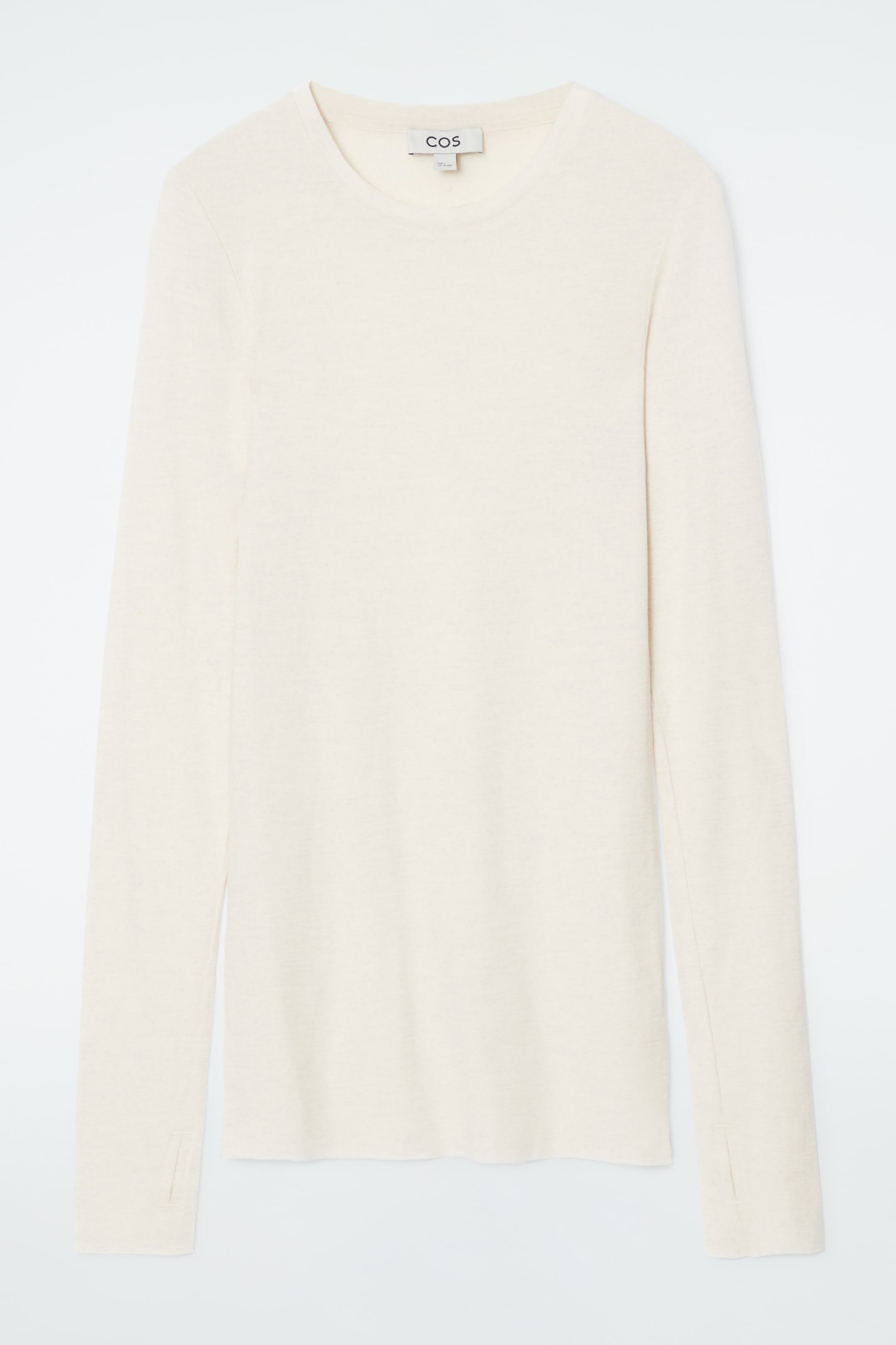 Größeres Bild ansehen: OBERTEIL AUS MERINOWOLLE MIT RUNDHALSAUSSCHNITT - CREMEWEISS - Ladies | H&M DE 5