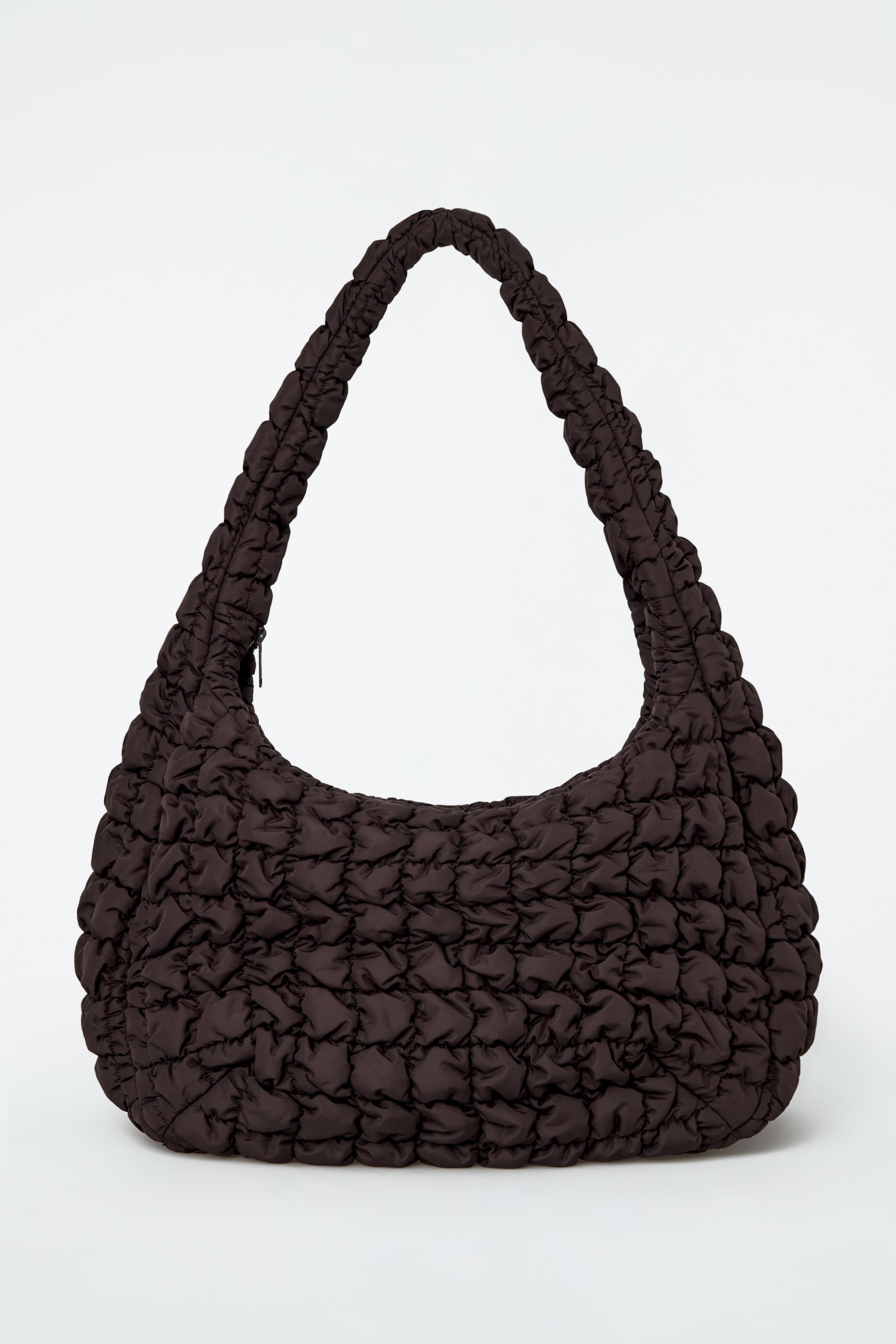 Ingrandisci l'immagine: OVERSIZED QUILTED CROSSBODY BAG - DARK BROWN - DONNA | H&M CH 1