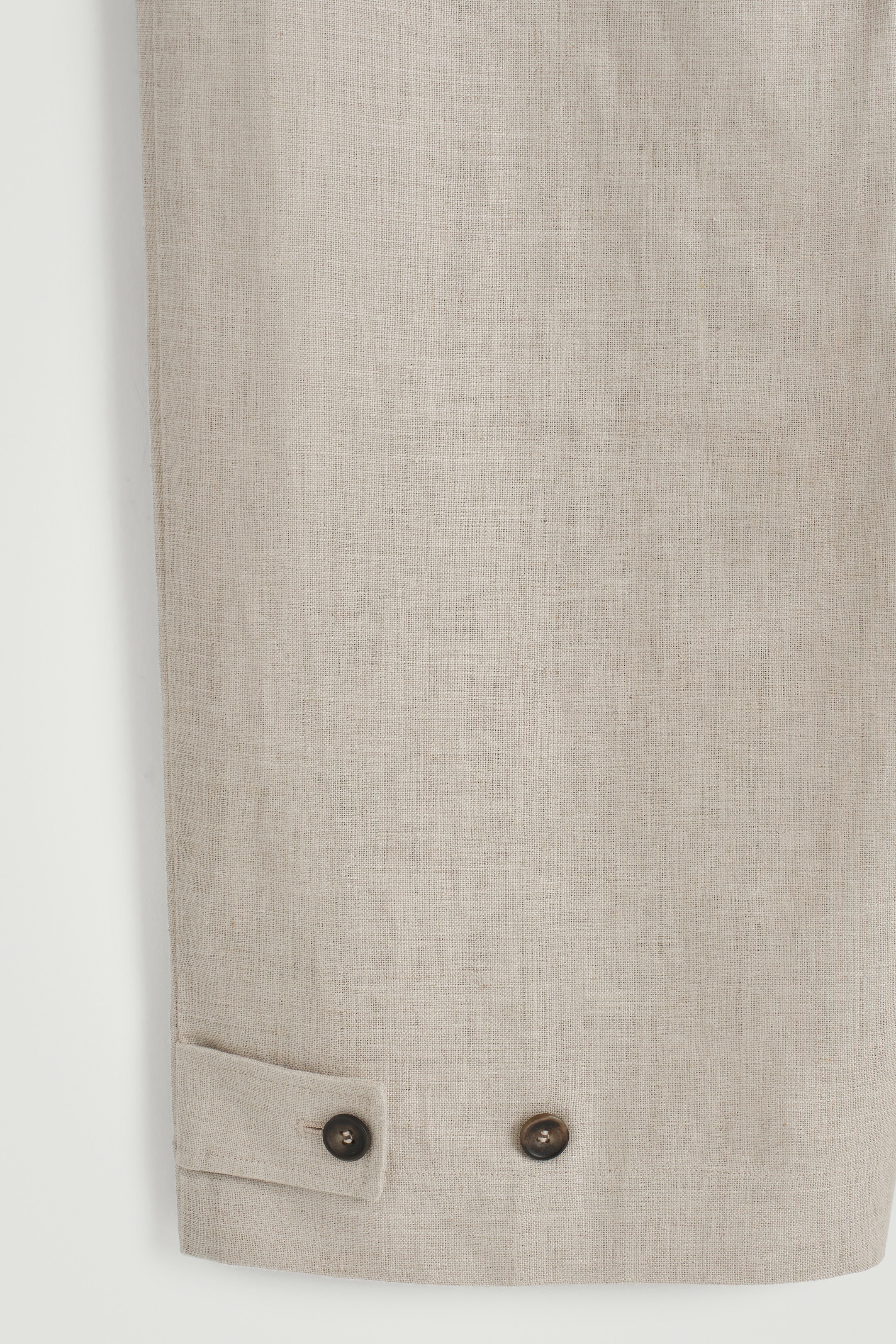 Visualizza immagine più grande: PANTALONI A GAMBA LARGA IN LINO VITA ELASTICIZZATA - NON TINTO / BEIGE - UOMO | H&M IT 8