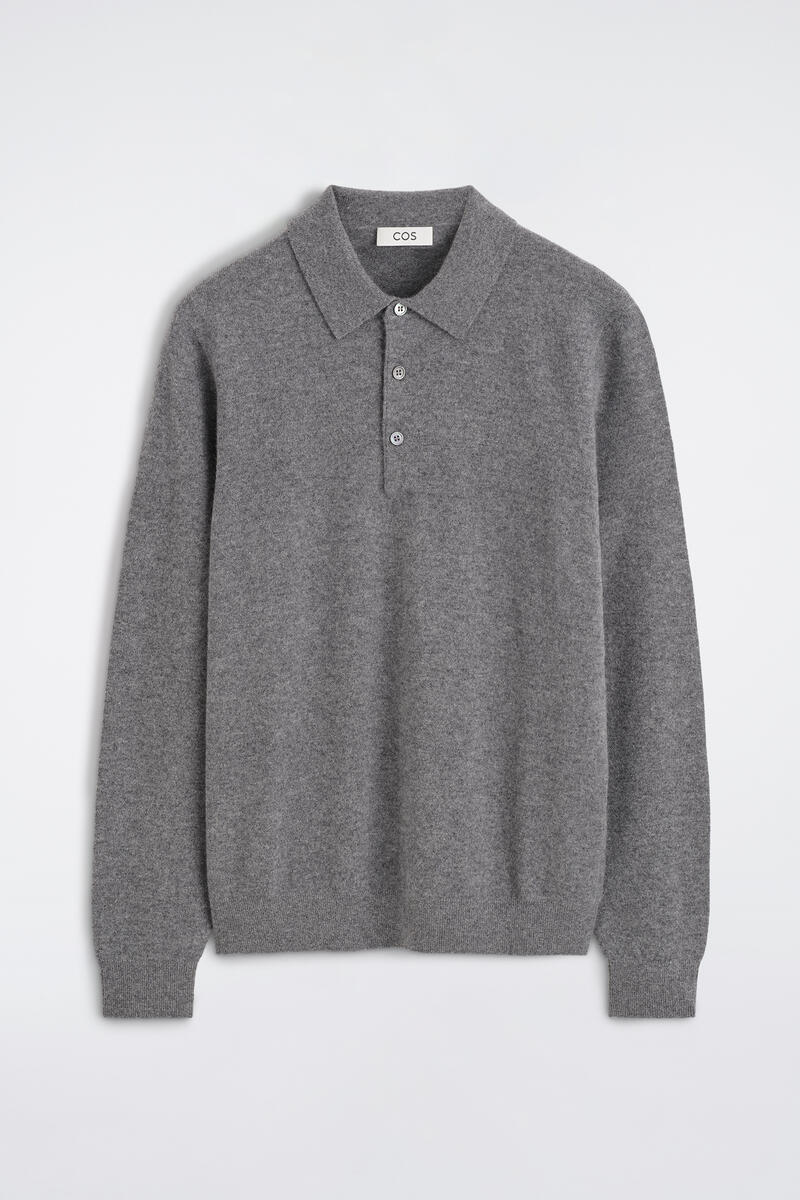 Cashmere Polo Sweater