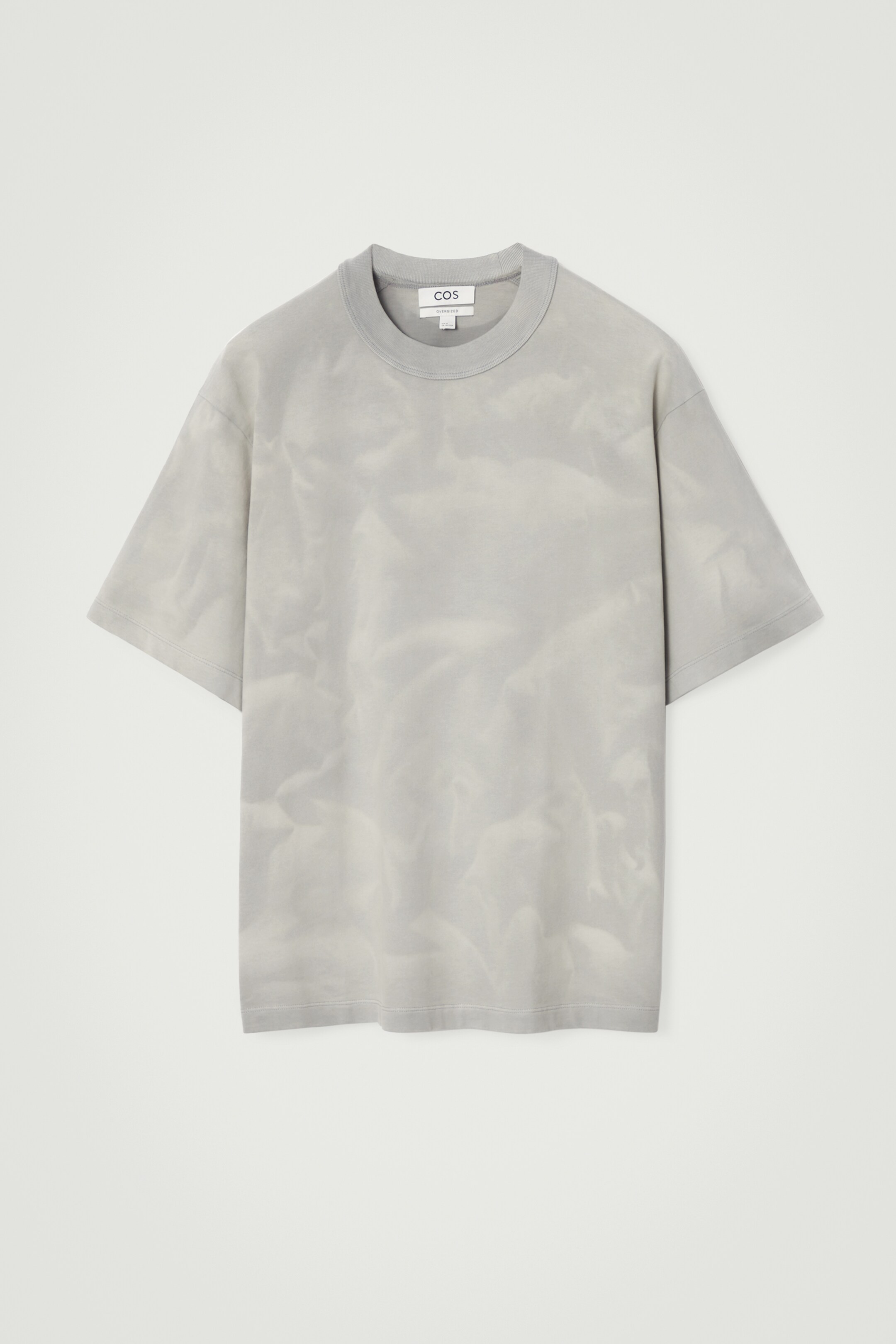 View larger image: OVERSIZED ACID-WASH COTTON T-SHIRT - GREY - Men | H&M GB 1