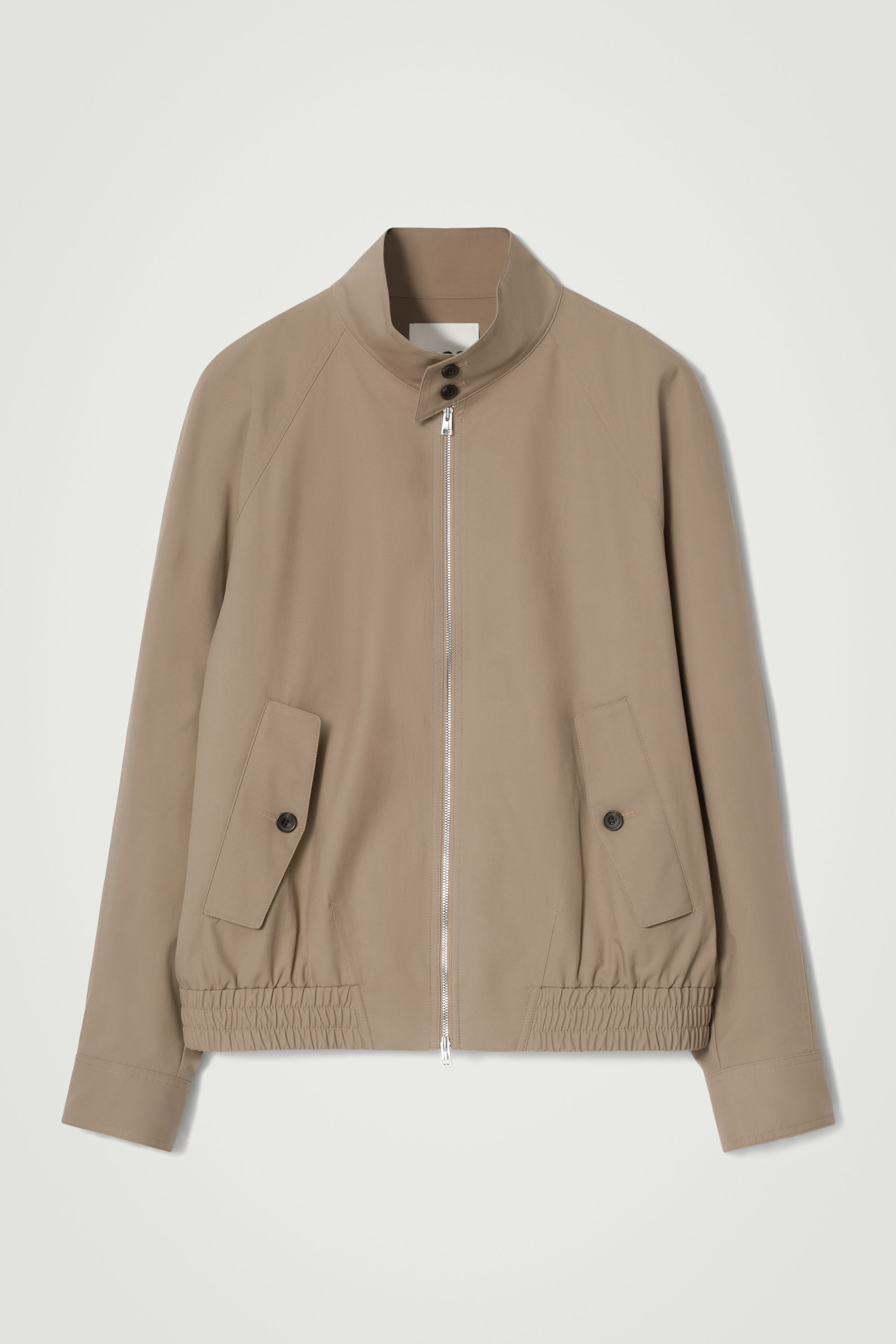 WATER-REPELLENT HARRINGTON JACKET - BEIGE | COS US