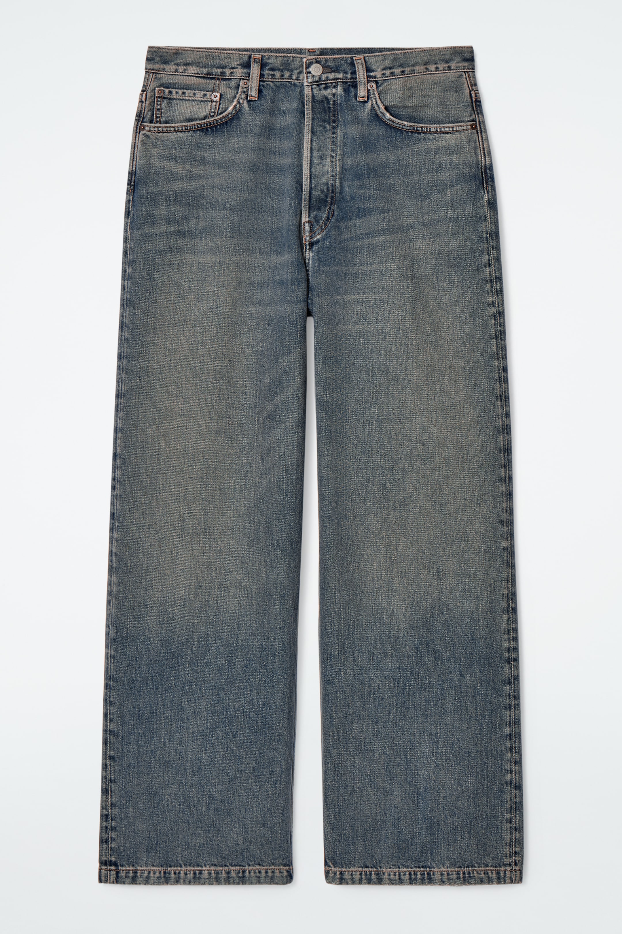 Agrandir l'image: JEAN LARGE VOLUME - BLEU PÉTROLE - FEMME | H&M FR 1