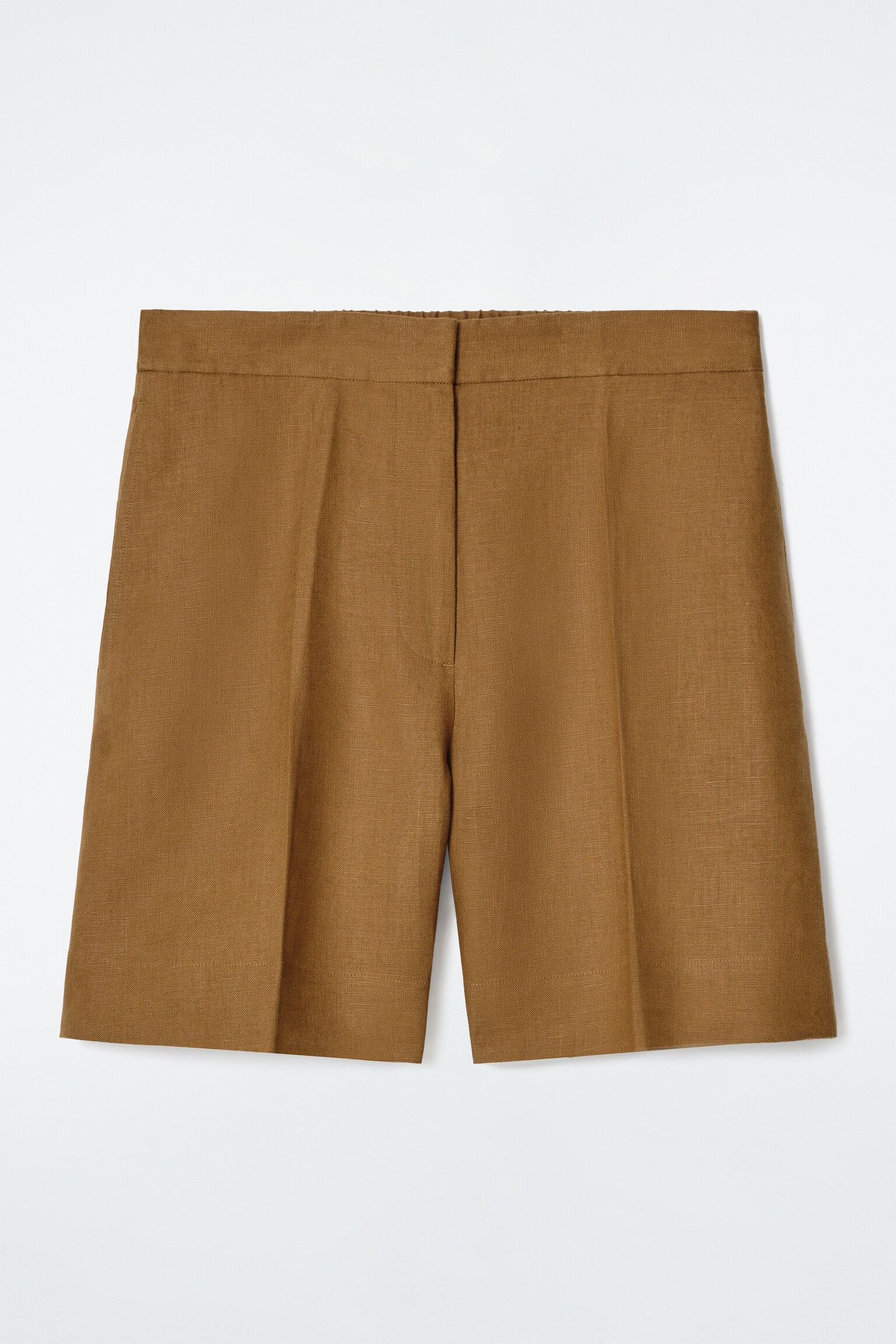 PANTALONES CORTOS DE LINO - OCRE/AMARILLO MANTEQUILLA/AZUL MARINO/BLANCO - 2