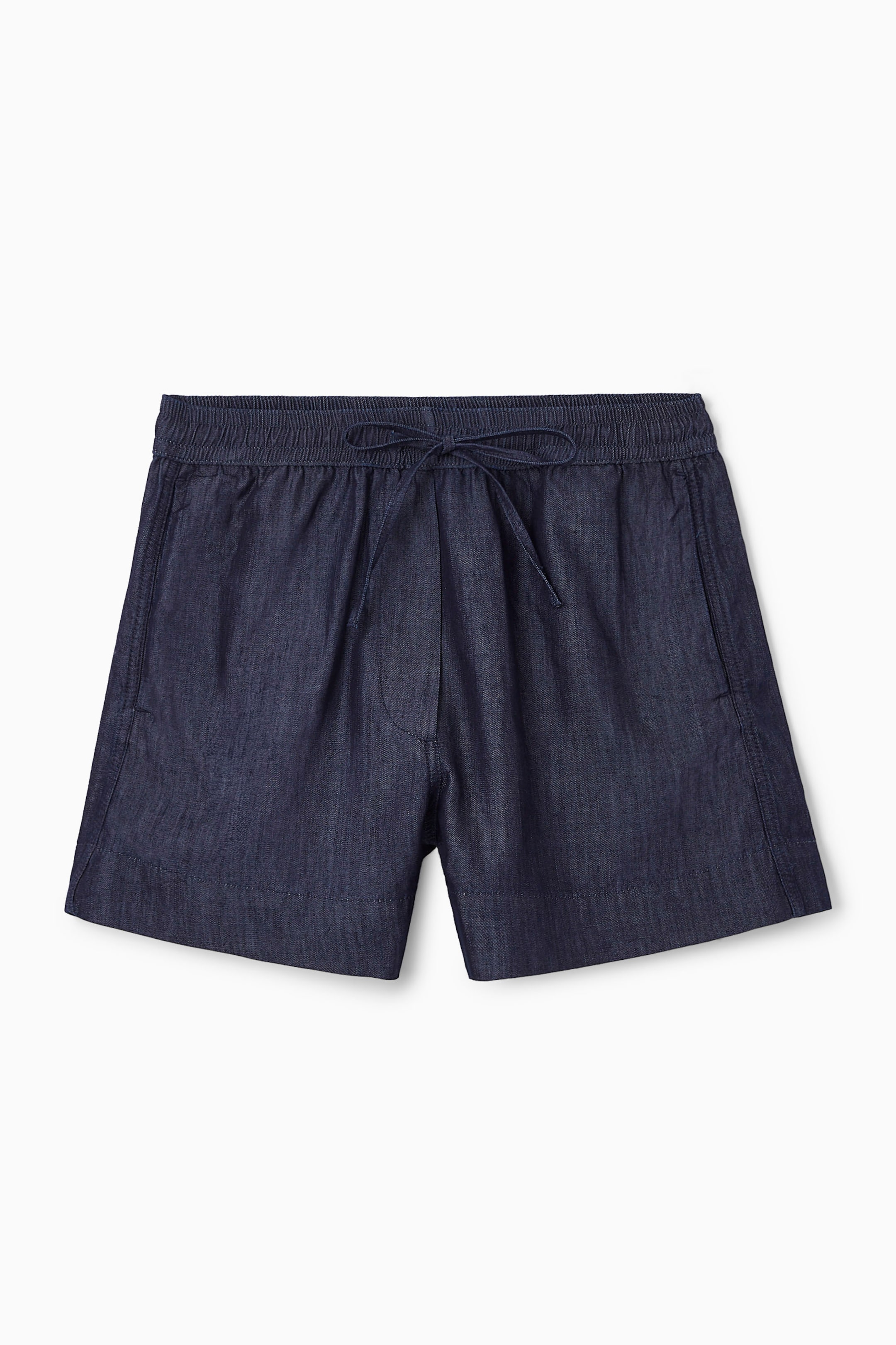 Grösseres Bild ansehen: JEANSSHORTS MIT KORDELZUGBUND - INDIGOBLAU - DAMEN | H&M CH 1