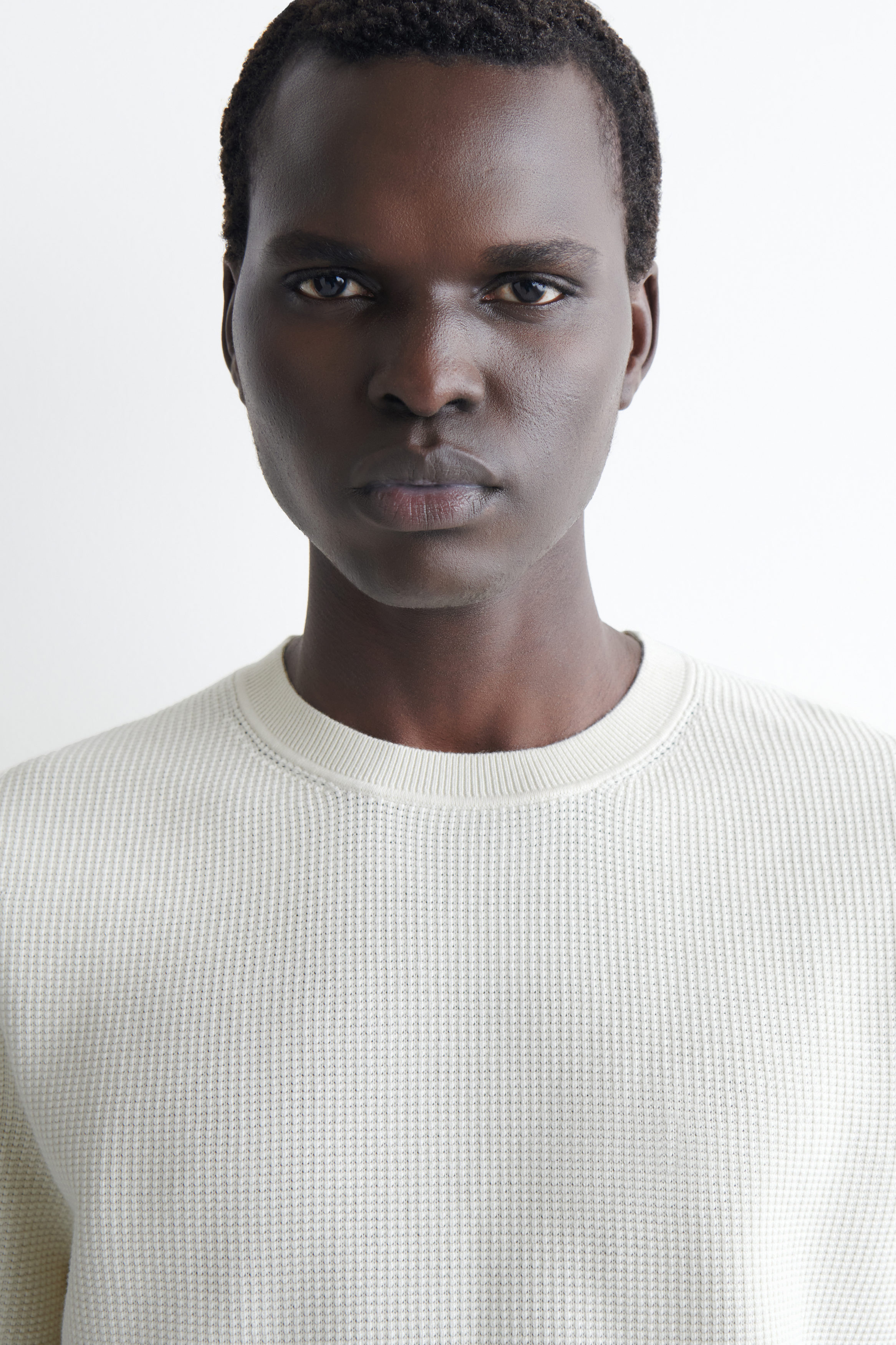 WAFFLE-KNIT COTTON T-SHIRT - thumbnail 5