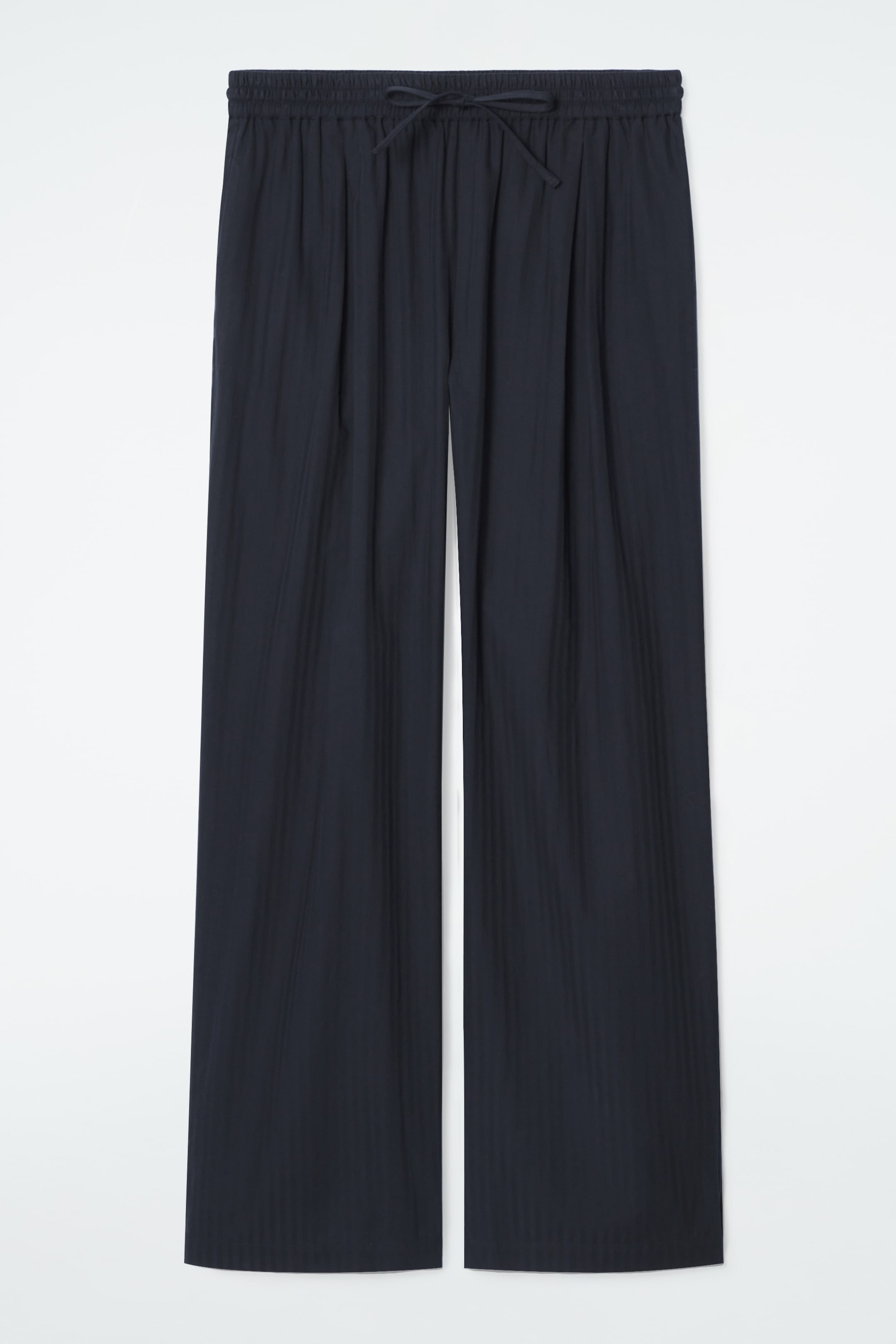 Grösseres Bild ansehen: GESTREIFTE PYJAMAHOSE AUS BAUMWOLLE - NAVYBLAU/GESTREIFT - DAMEN | H&M CH 1