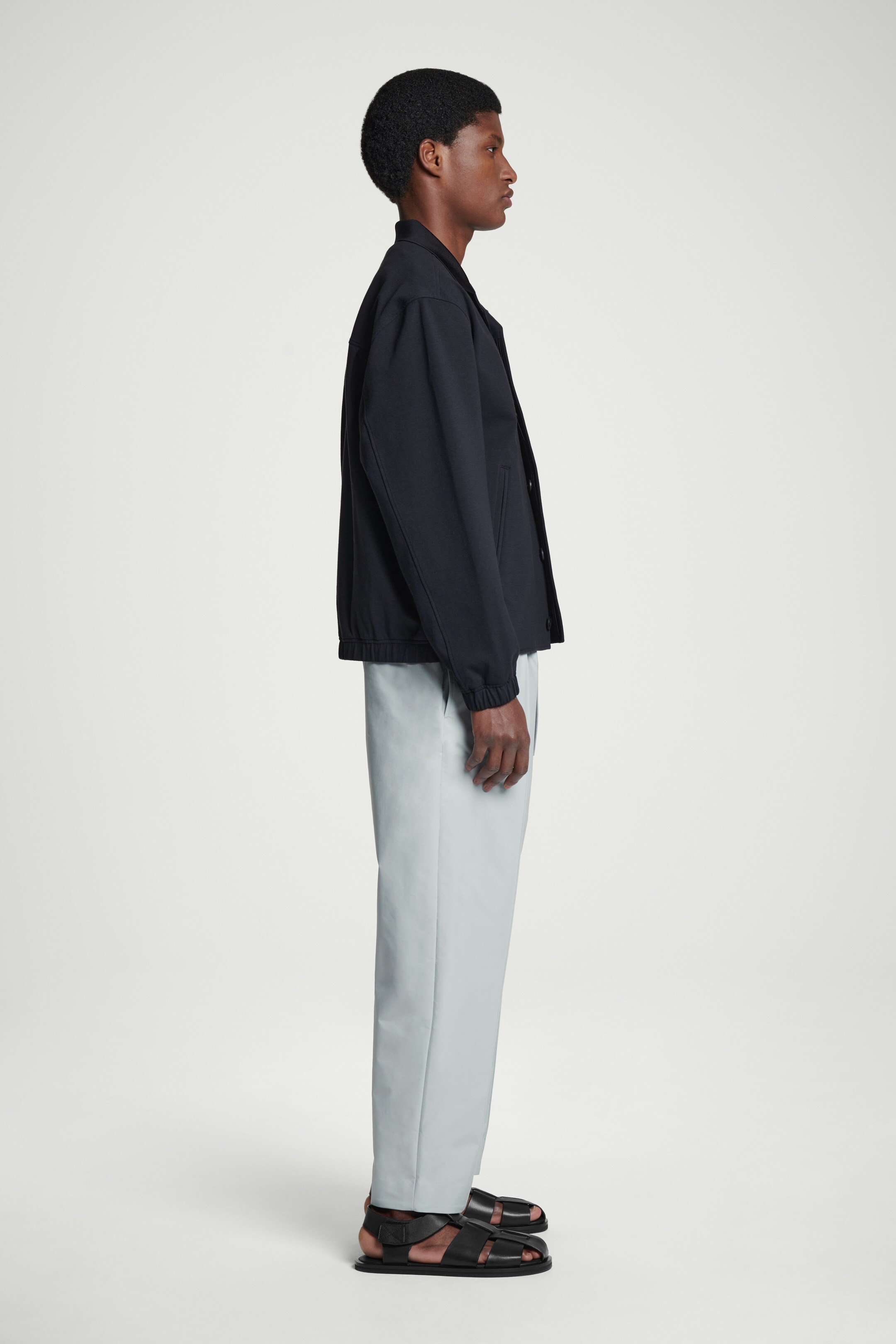 Ingrandisci l'immagine: PINTUCKED TAPERED TRACK PANTS - GREY - UOMO | H&M CH 2