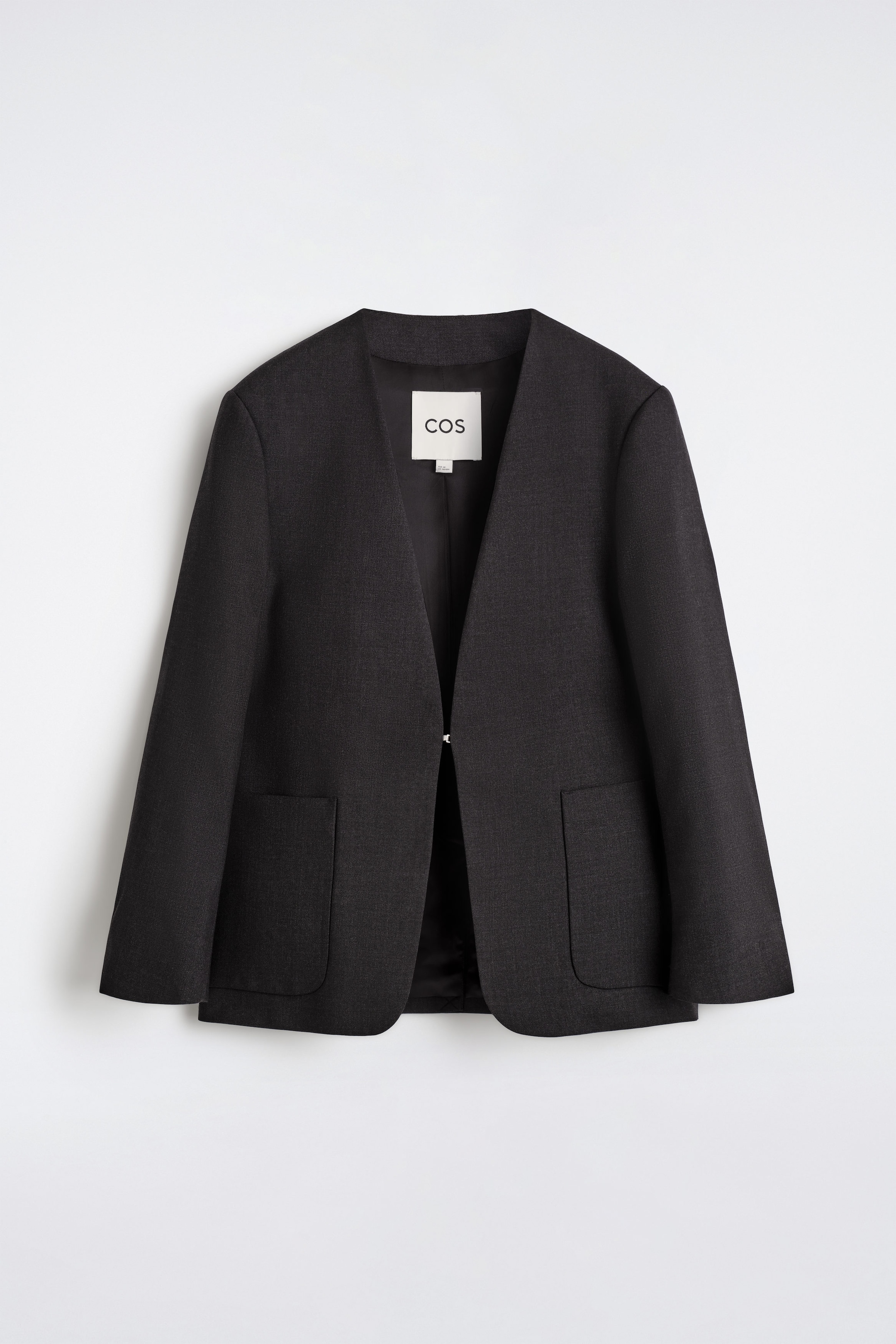BLAZER SANS COL EN LAINE