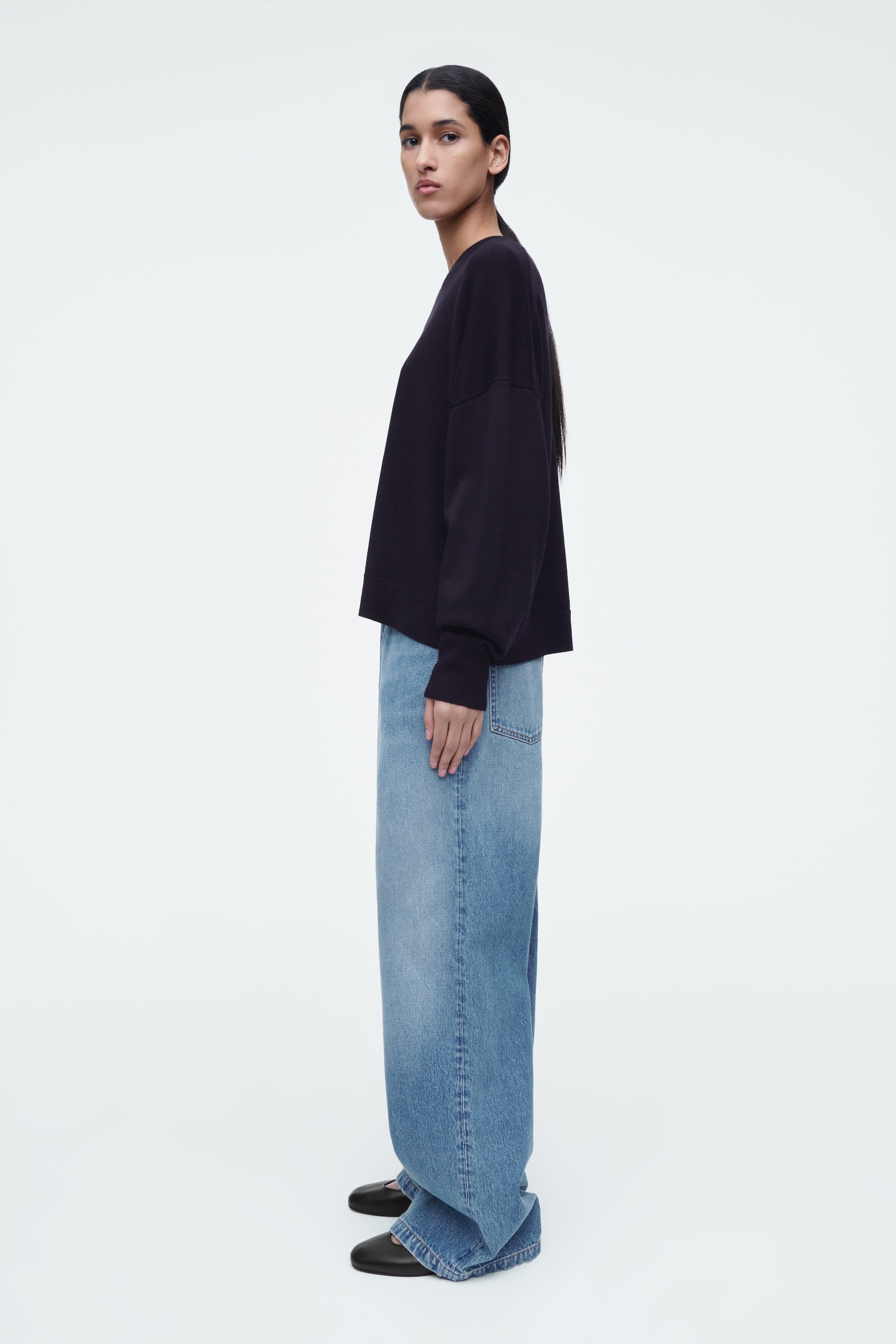 MERINO WOOL CREW-NECK JUMPER