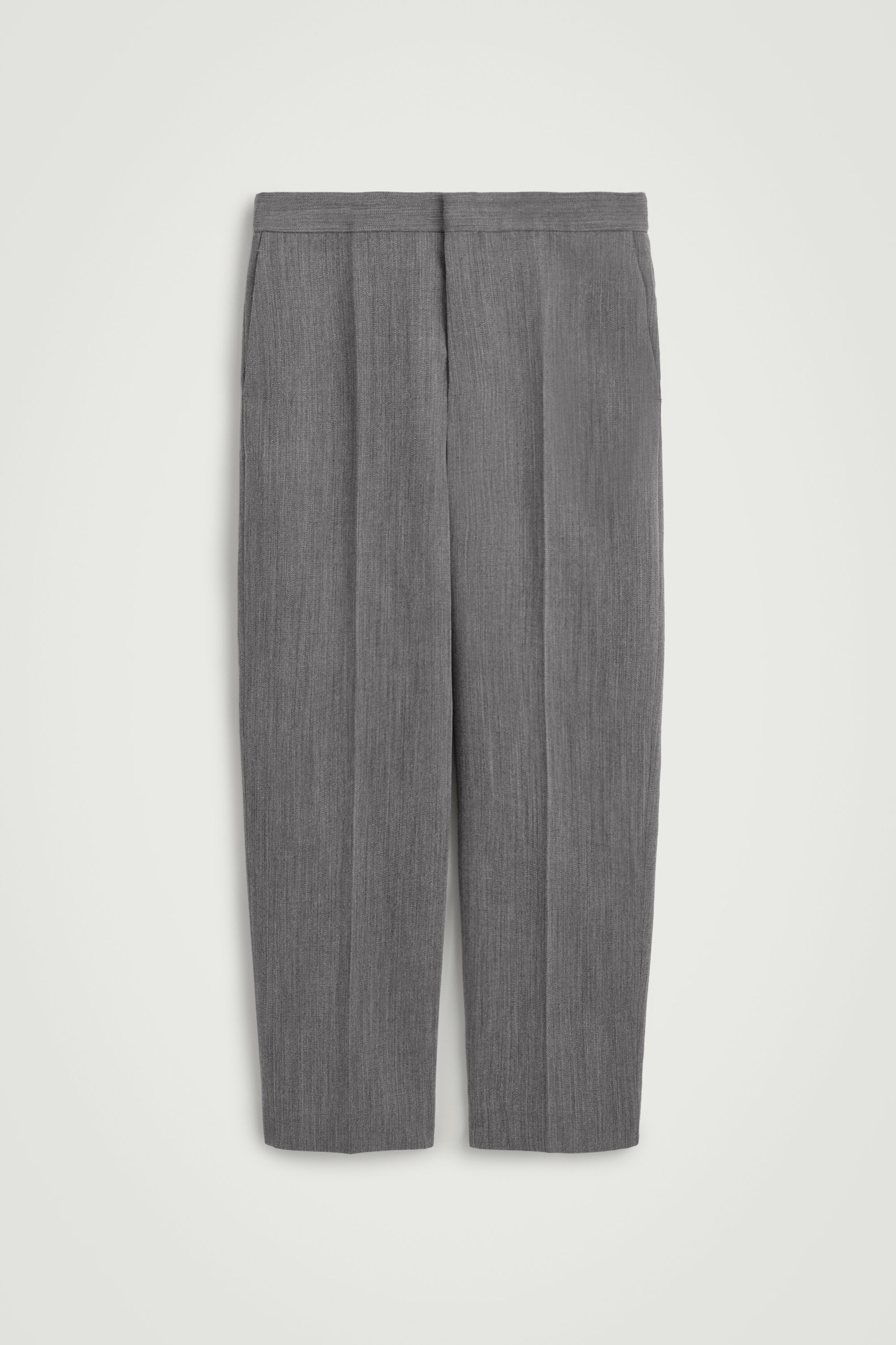PANTALONI IN LANA A GAMBA DRITTA TAGLIO REGOLARE
