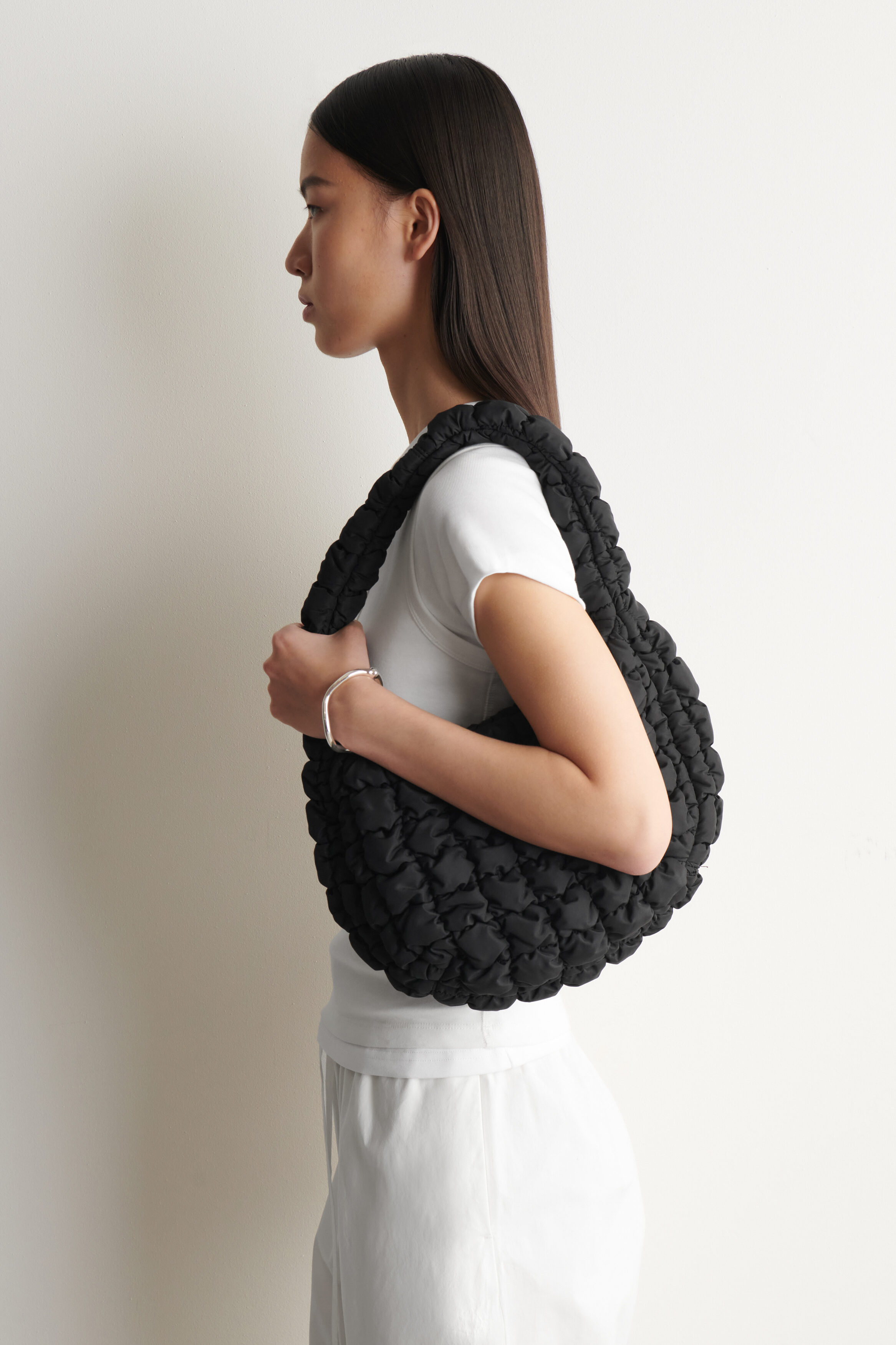 QUILTED MINI BAG - BLACK | COS US