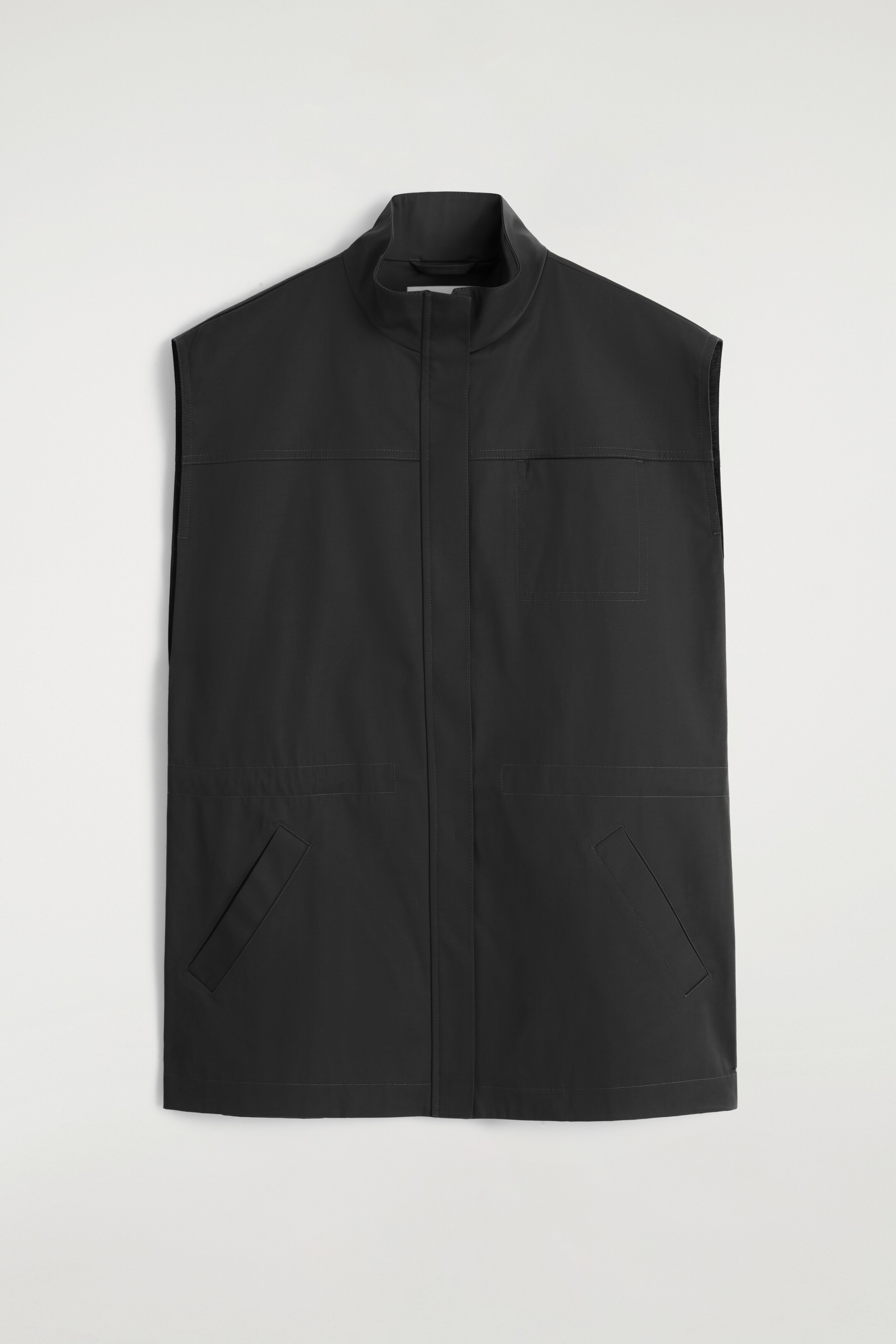 Visualizza immagine più grande: GILET UTILITY CON COLLO A LUPETTO - NERO - DONNA | H&M IT 6