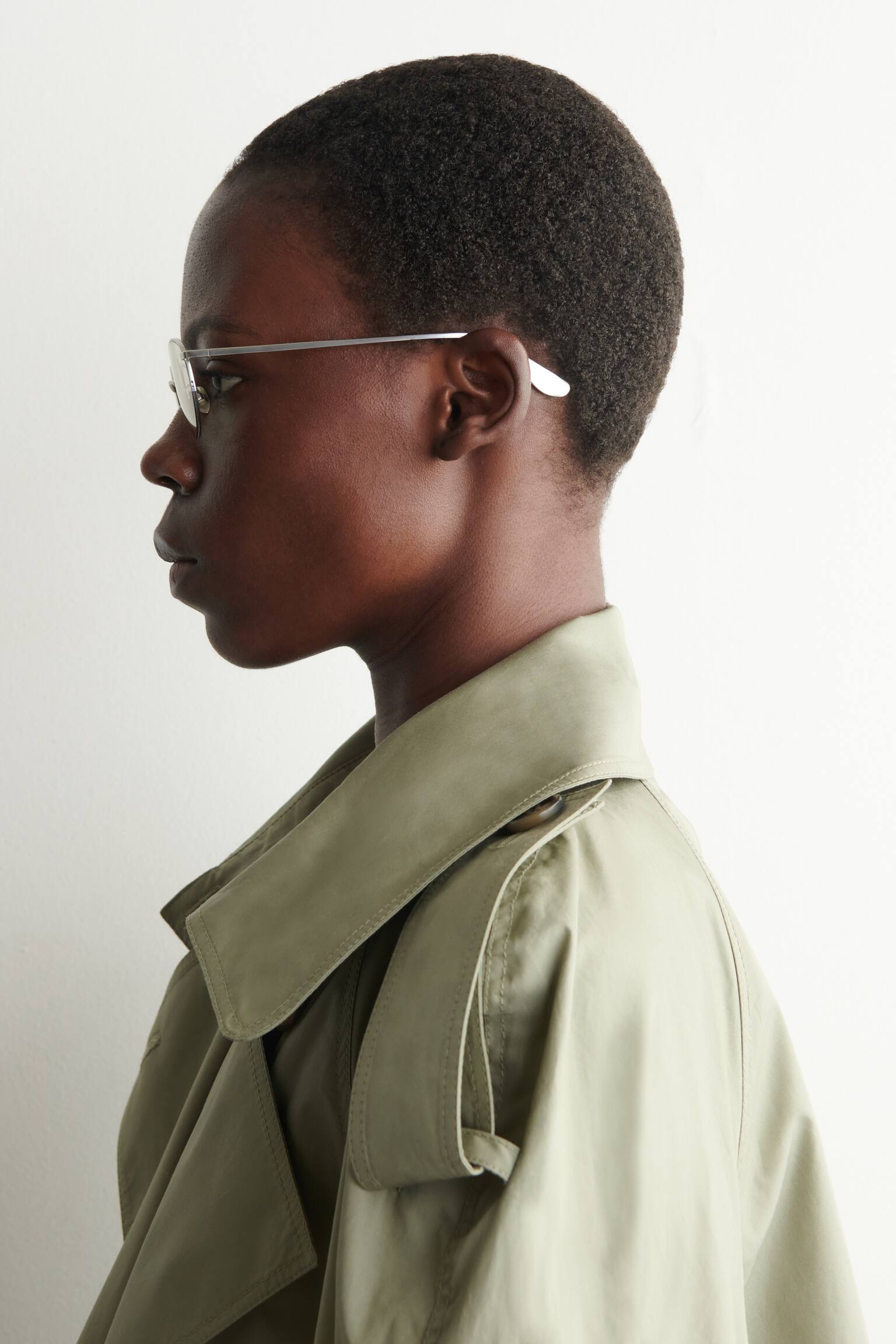 LUNETTES DE SOLEIL RONDES À MONTURE MÉTALLIQUE - ARGENTÉ - 6