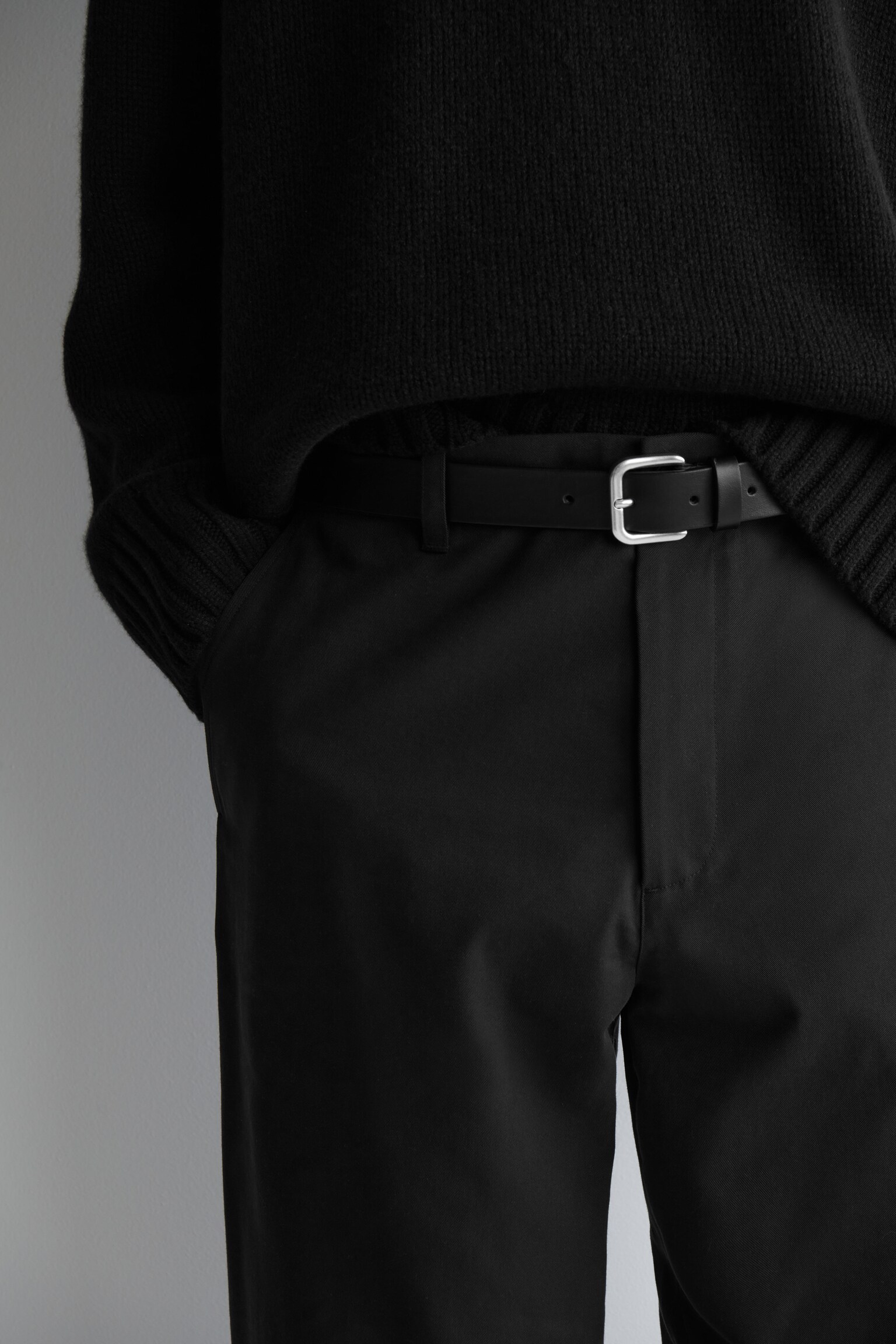 CHINOS DE ALGODÓN CORTE RECTO - NEGRO/AZUL MARINO/BEIGE - 5