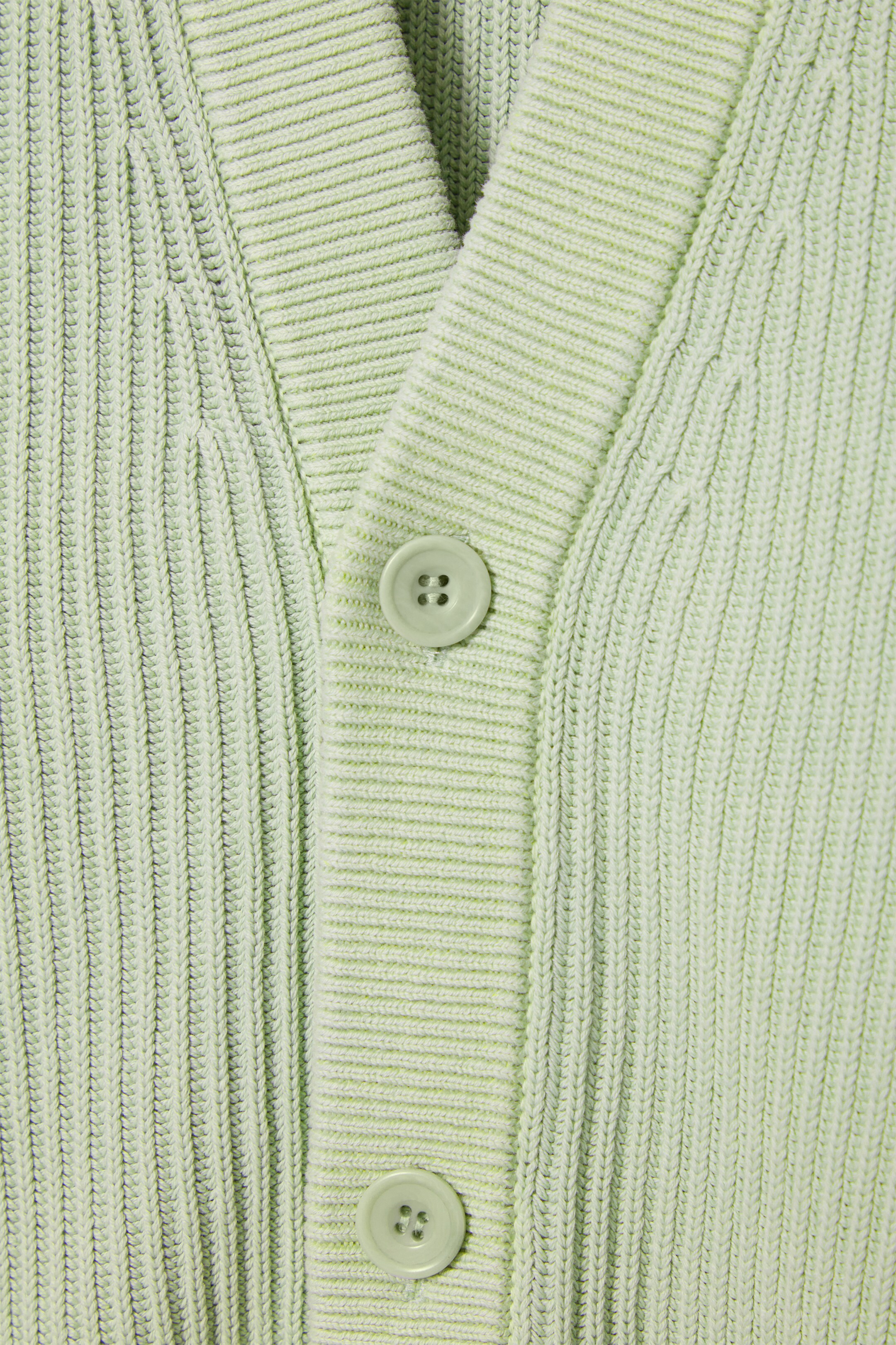 Ingrandisci l'immagine: ACID-WASH COTTON CARDIGAN - LIGHT GREEN - UOMO | H&M CH 2