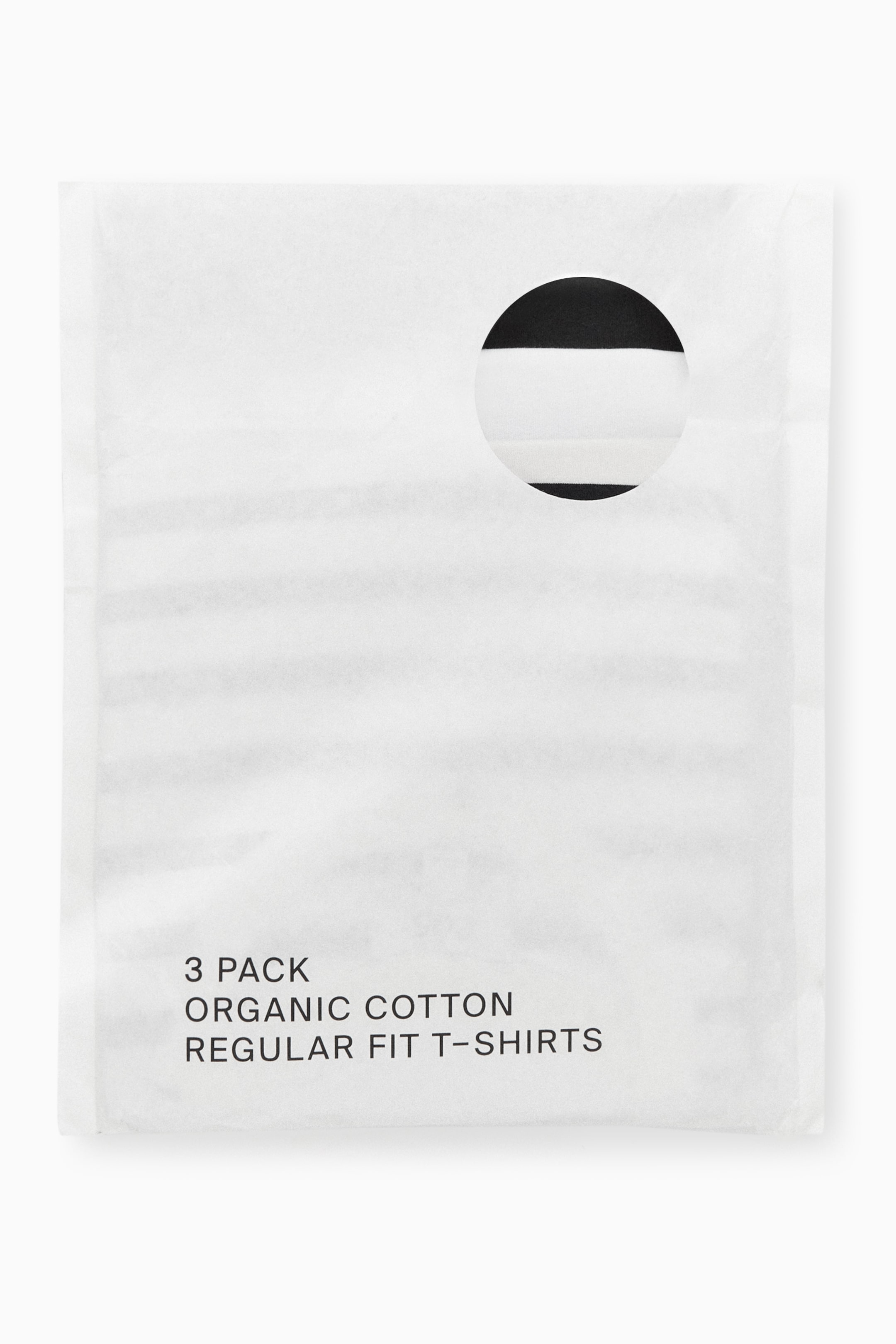 Ingrandisci l'immagine: 3-PACK 24/7 REGULAR T-SHIRTS - BLACK / WHITE / STRIPED - DONNA | H&M CH 3