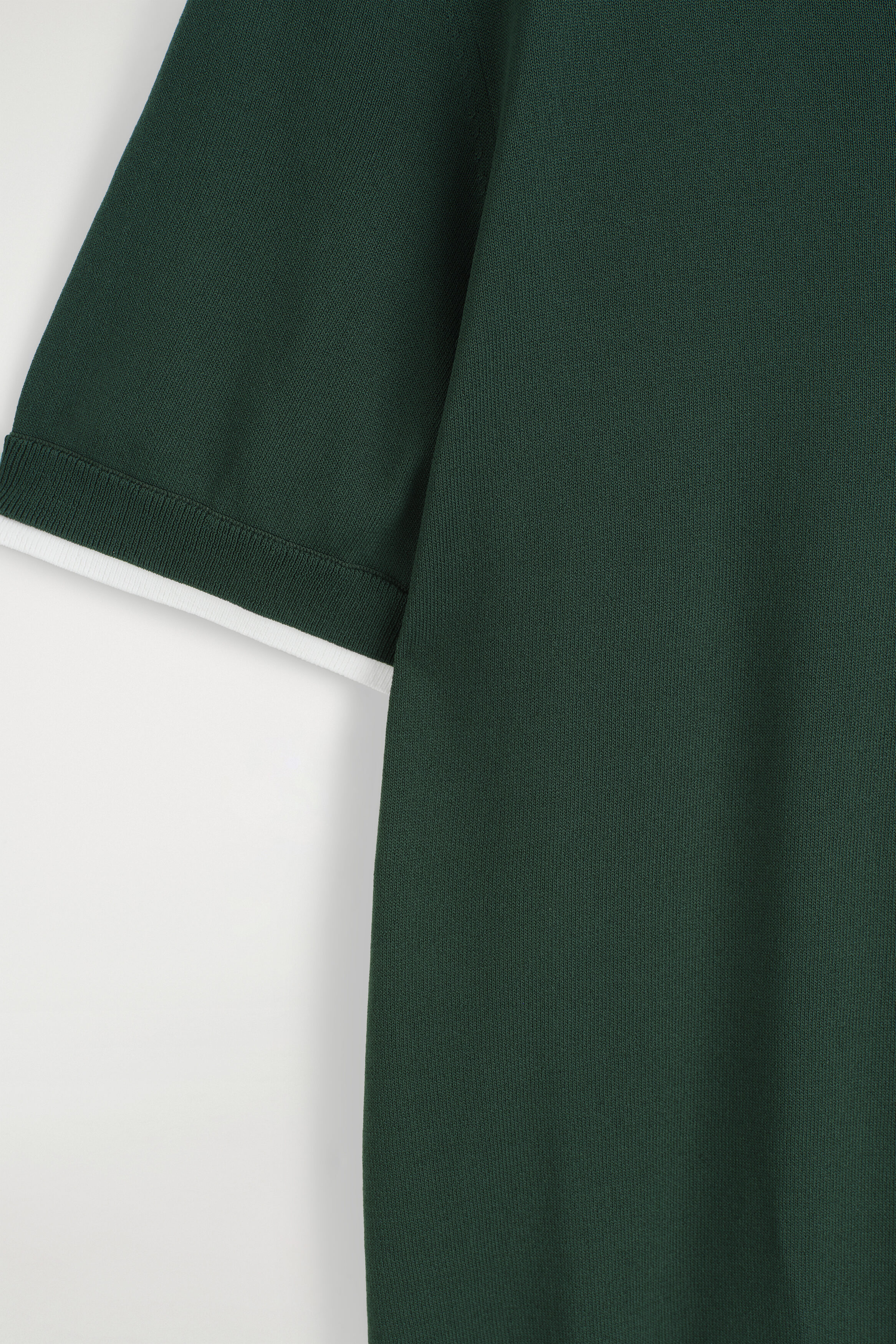 LAYERED-DETAIL KNITTED V-NECK T-SHIRT thumbnail 8