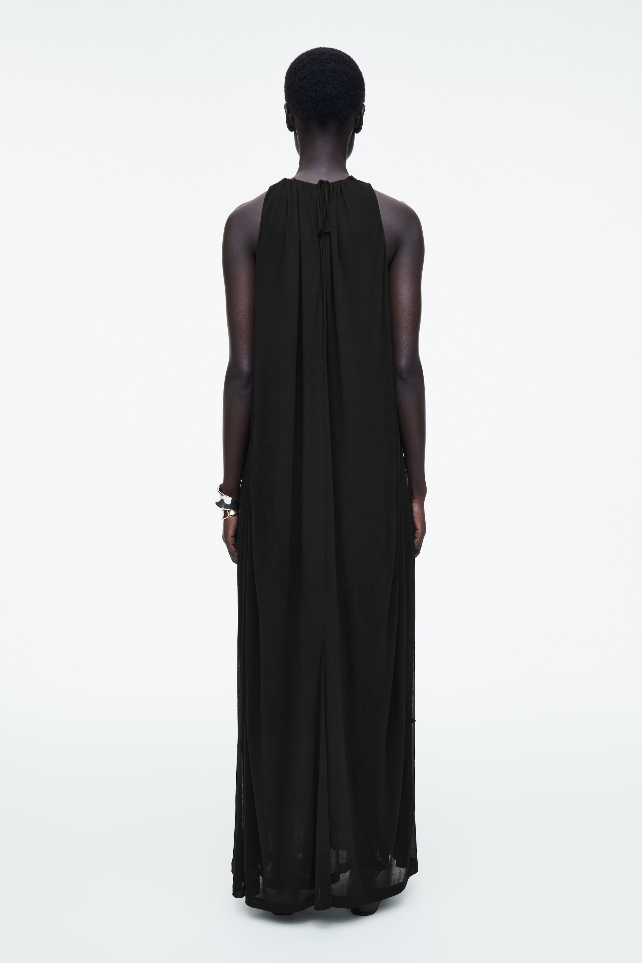 Zobacz większy obraz: SUKIENKA MAXI Z ODKRYTYMI RAMIONAMI - CZARNY - ONA | H&M PL 2