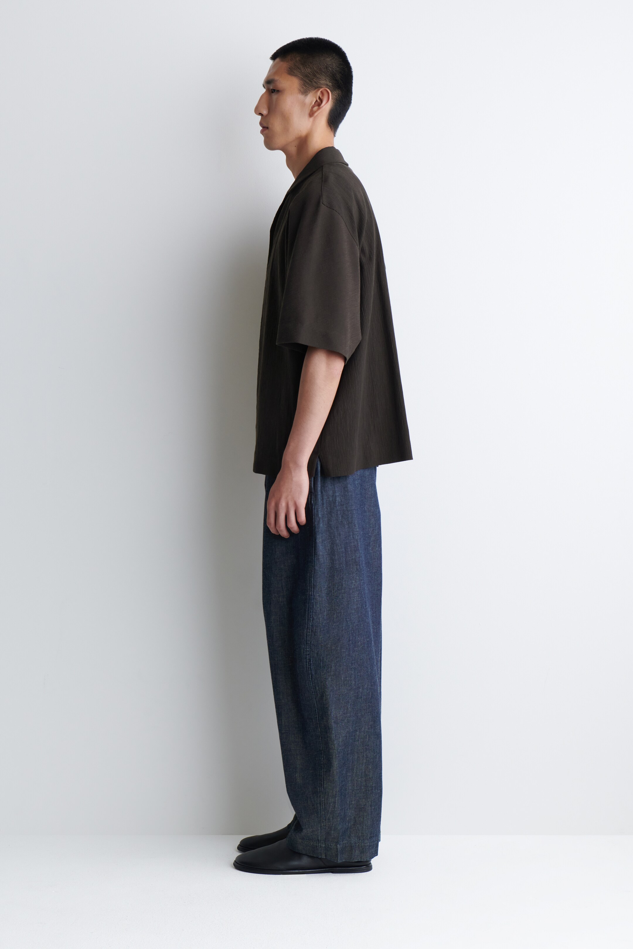 Agrandir l'image: PANTALON COURT EN DENIM - GRIS-BLEU - HOMME | H&M BE 4