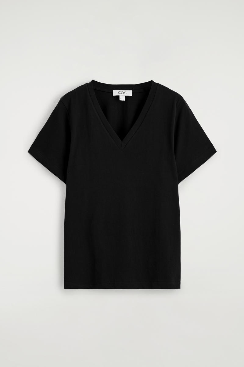 Cotton V-Neck T-Shirt
