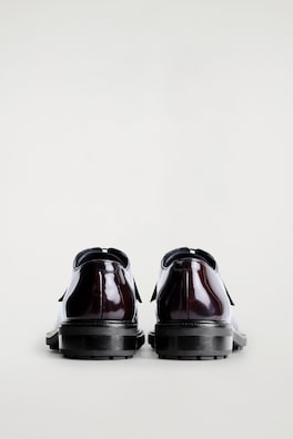 LEATHER OXFORD SHOES — BORDEAUX 2