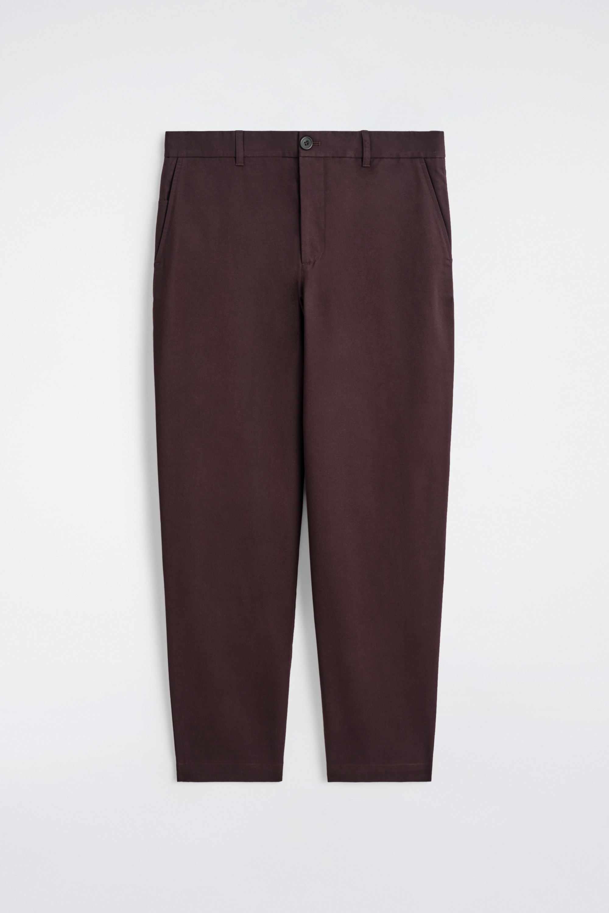 PANTALONI CHINO DIN BUMBAC CU PICIOARE DREPTE - BORDEAUX/BEJ/BLEUMARIN/NEGRU