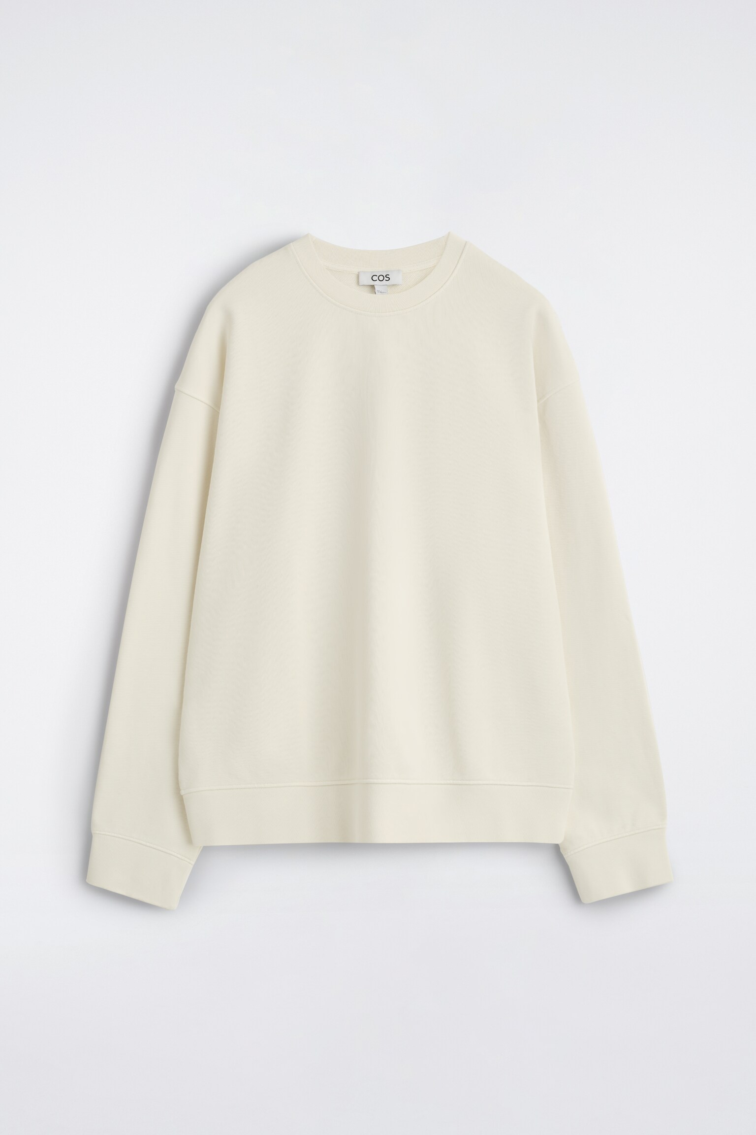 SWEAT EN COTON DÉLAVÉ - BLANC/BLEU MARINE/VERT CLAIR - 2