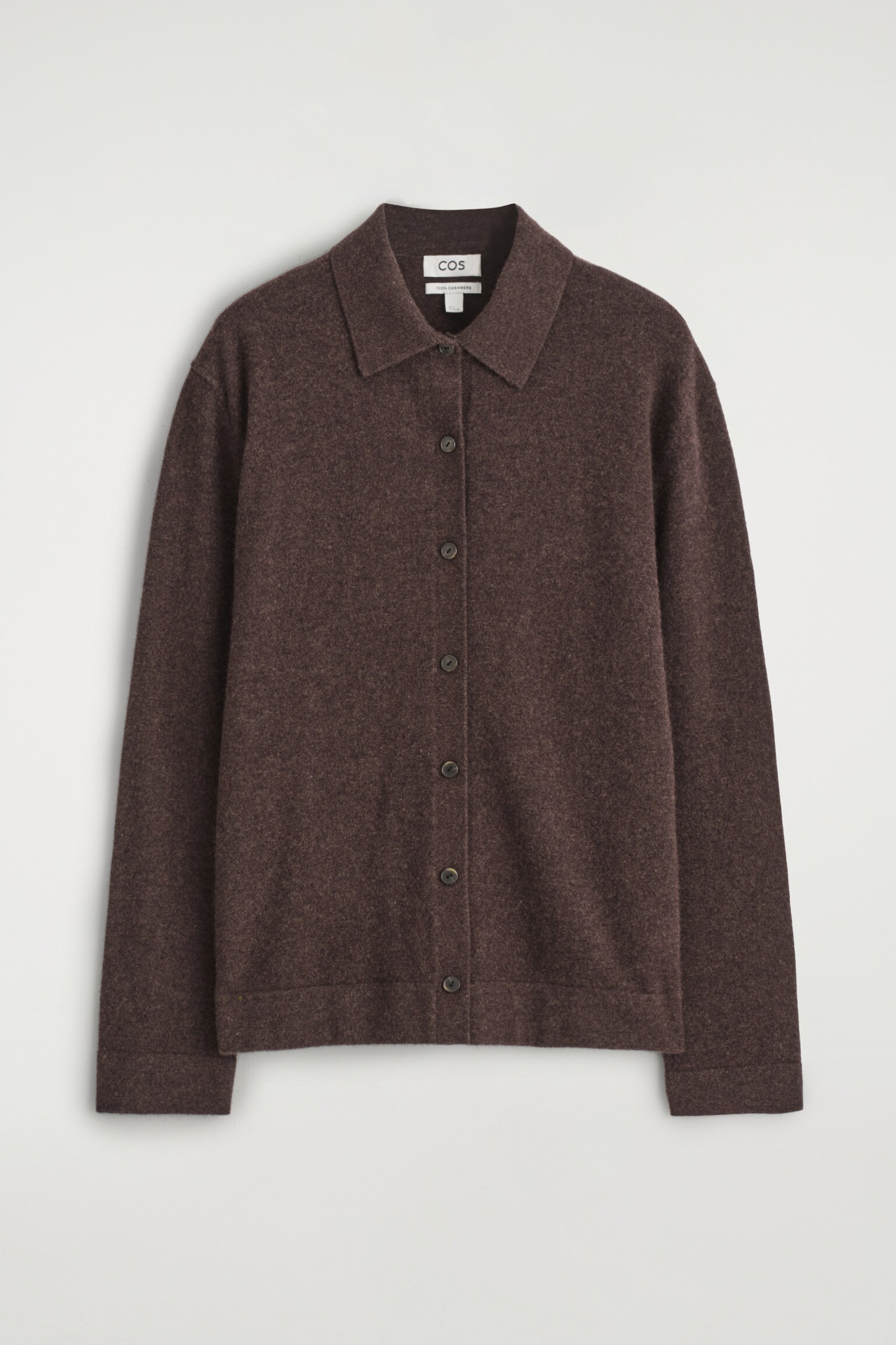 CHEMISE EN CACHEMIRE - BRUN FONCÉ - 2
