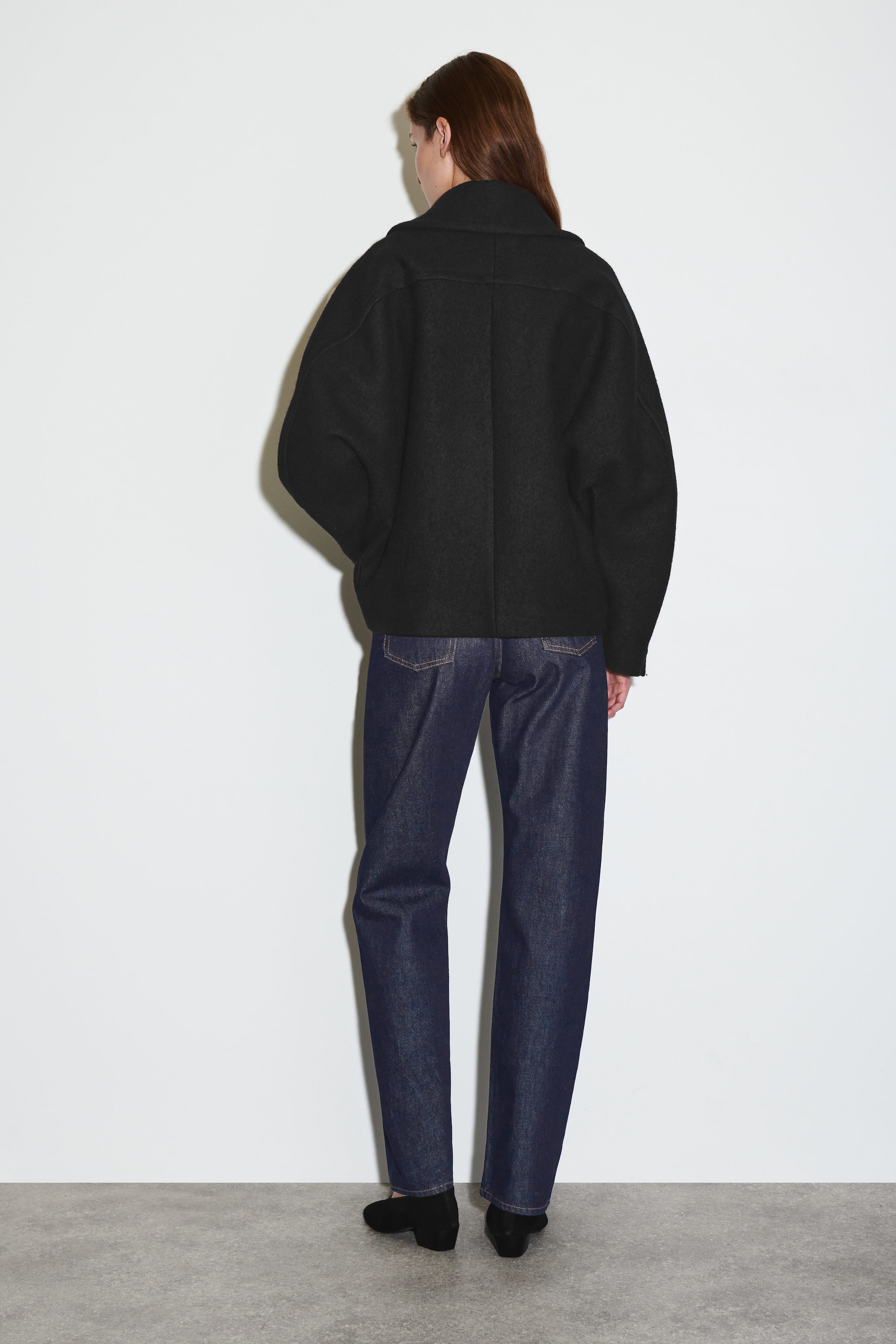 OVERSIZED BOILED-WOOL JACKET