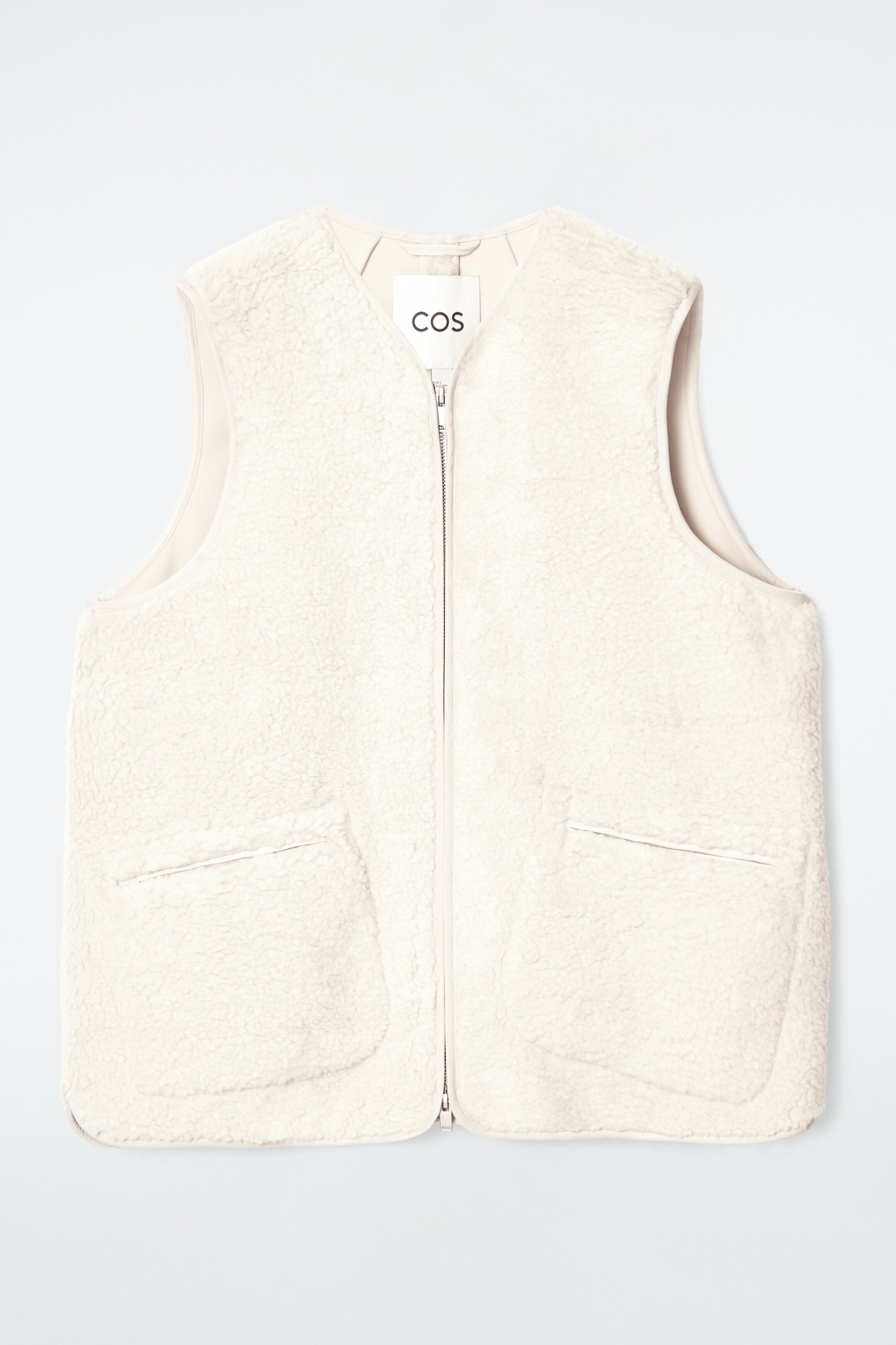 Größeres Bild ansehen: OVERSIZED-WESTE AUS KUNSTLAMMFELL - ELFENBEIN - Ladies | H&M DE 8