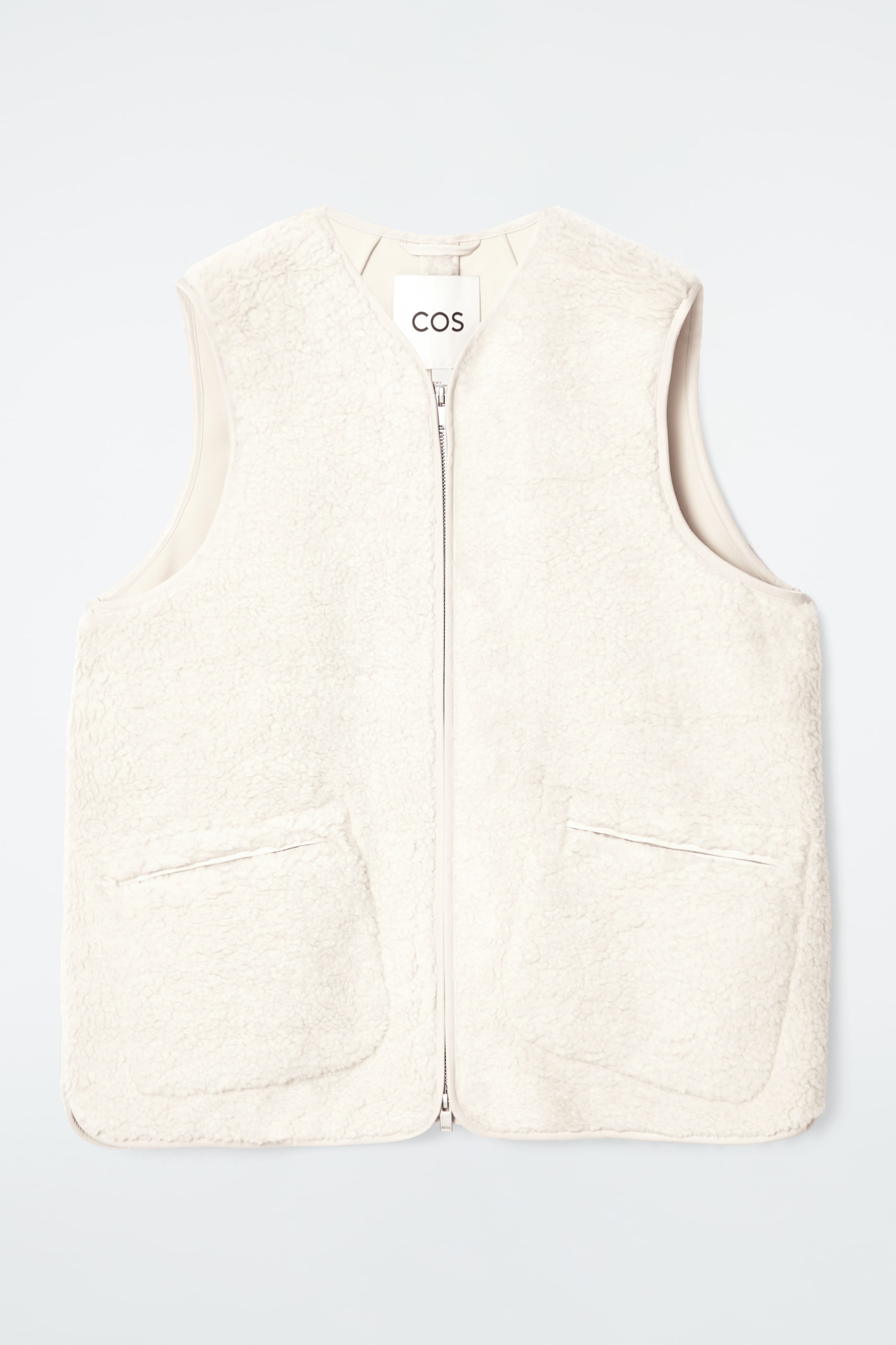 Größeres Bild ansehen: OVERSIZED-WESTE AUS KUNSTLAMMFELL - ELFENBEIN - Ladies | H&M DE 8