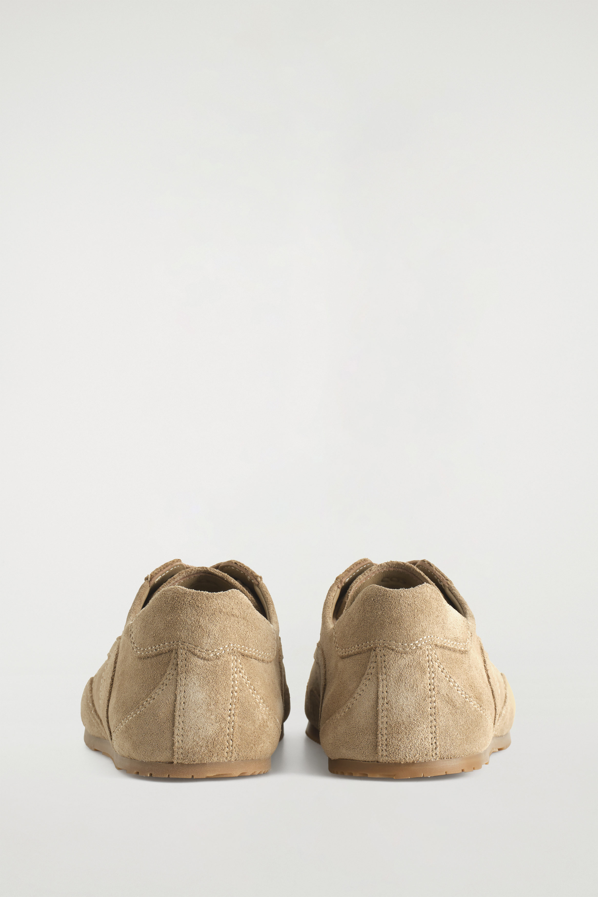 MINIMAL LEATHER SNEAKERS - CAPPUCCINO | COS US