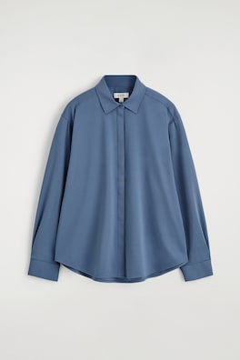 PIMA COTTON-JERSEY SHIRT — BLUE 7