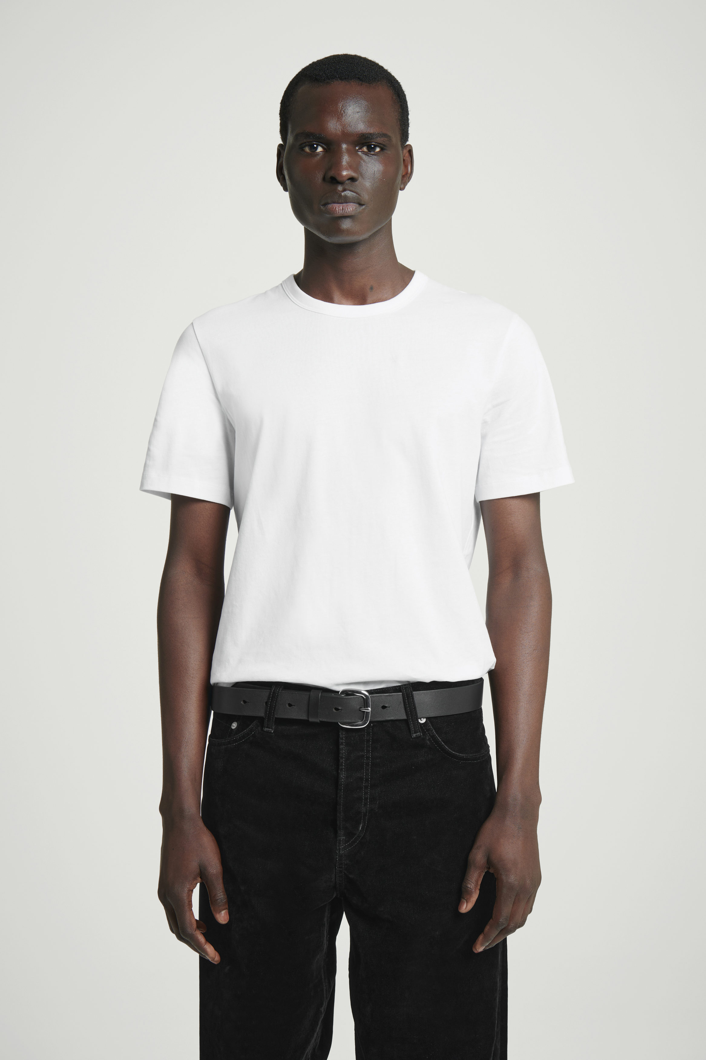 REGULAR BRUSHED-COTTON SHIRT - WHITE | COS
