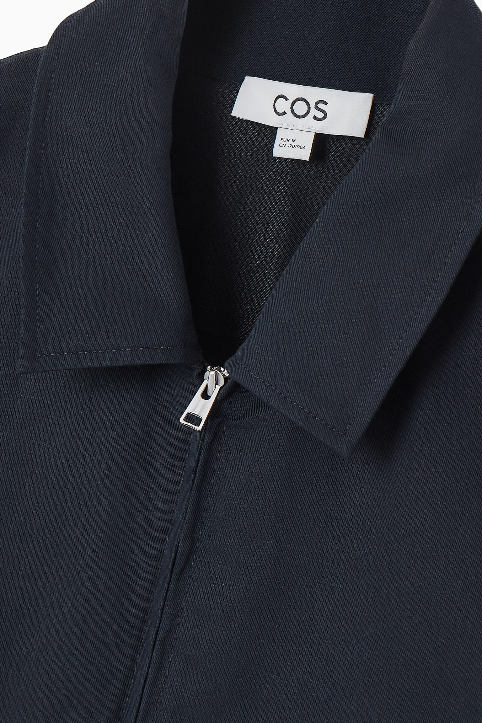LINEN UTILITY BOILERSUIT - NAVY - 2
