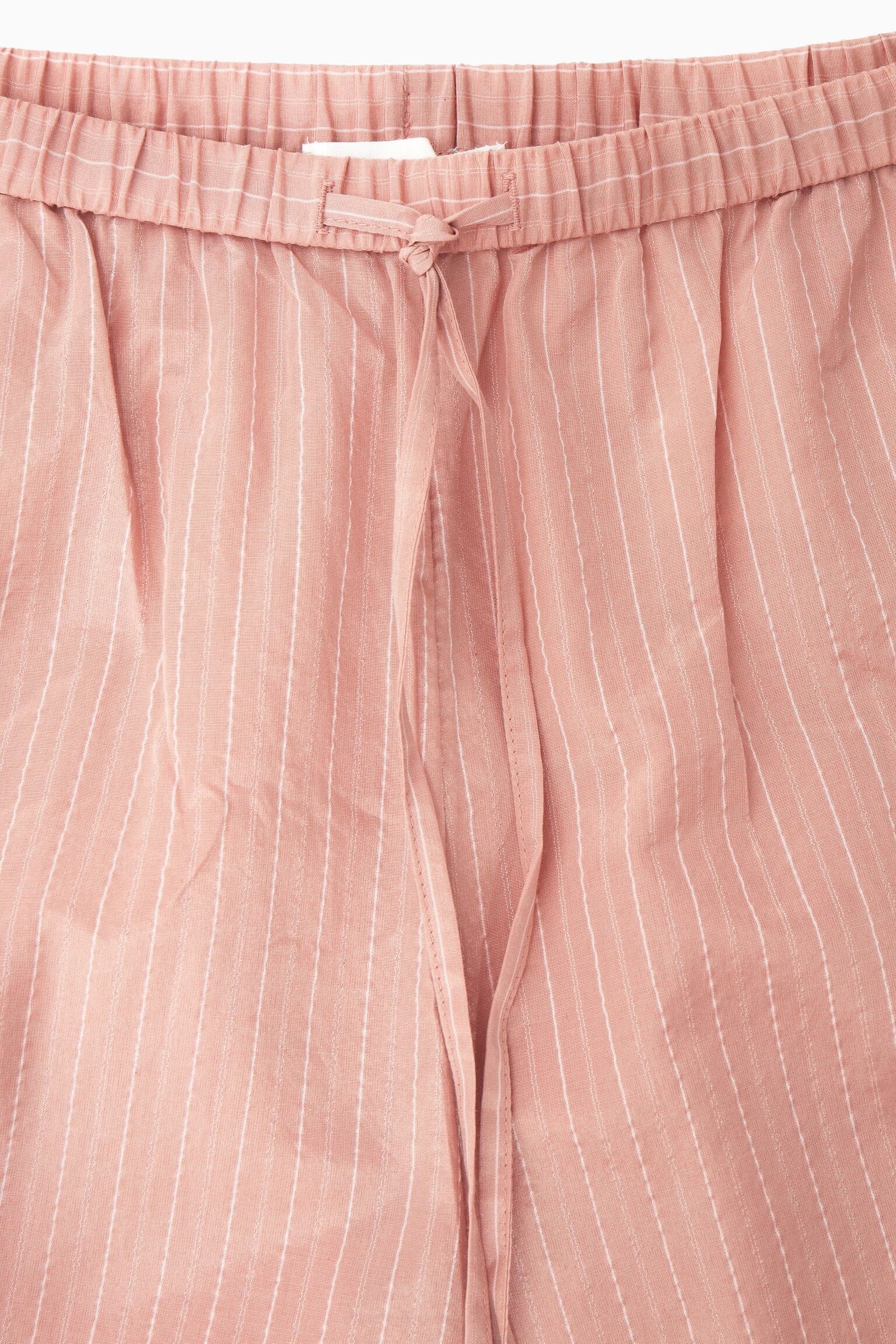 GESTREIFTE PYJAMAHOSE AUS SEIDEN-MIX - ROSA - 2