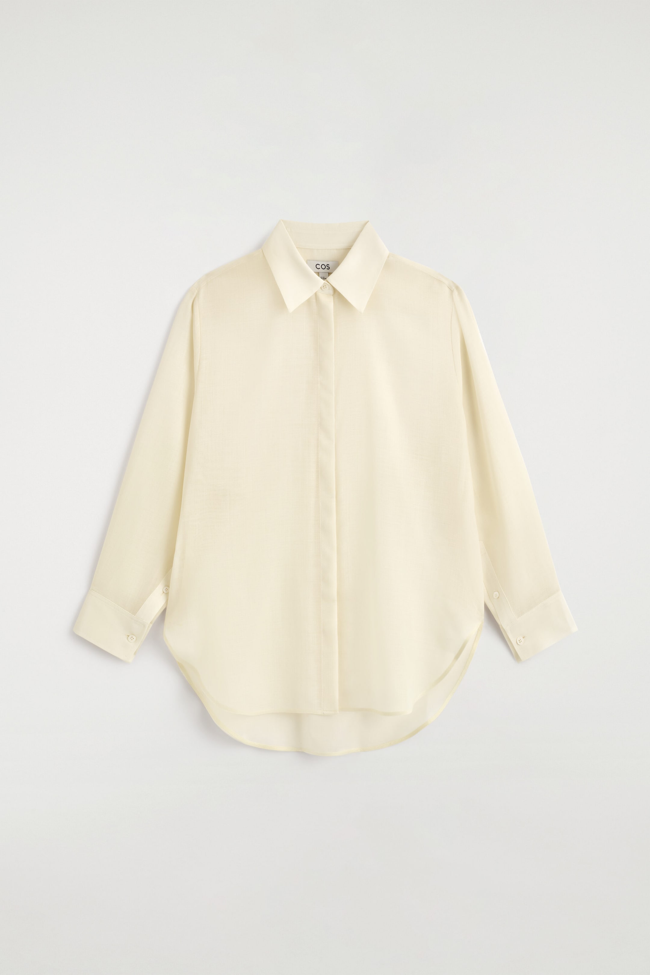 FLUID WOOL-VOILE SHIRT